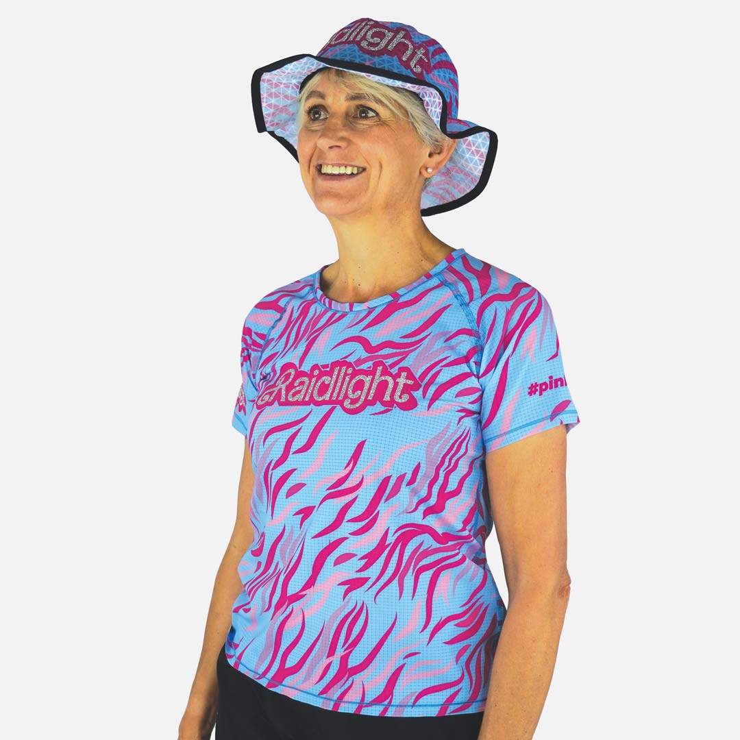 raidlight-ecodry-pink-lady-maillot-trail-femme-rose-paillettes image 2