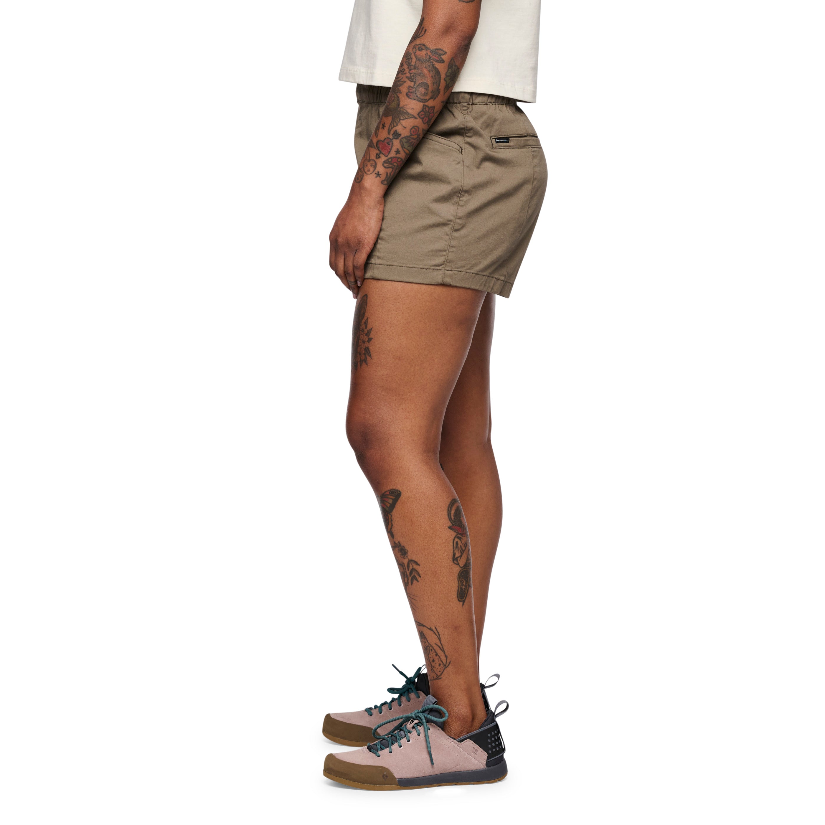 black-diamond-notion-short-femme-short-d-escalade-coton-bio-stretch image 3