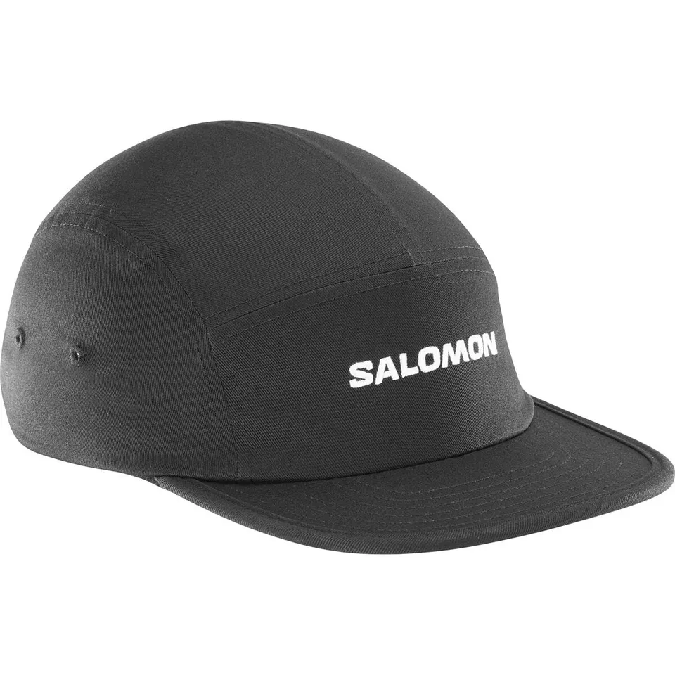 salomon-logo-5-panneaux-casquette-coton image 1
