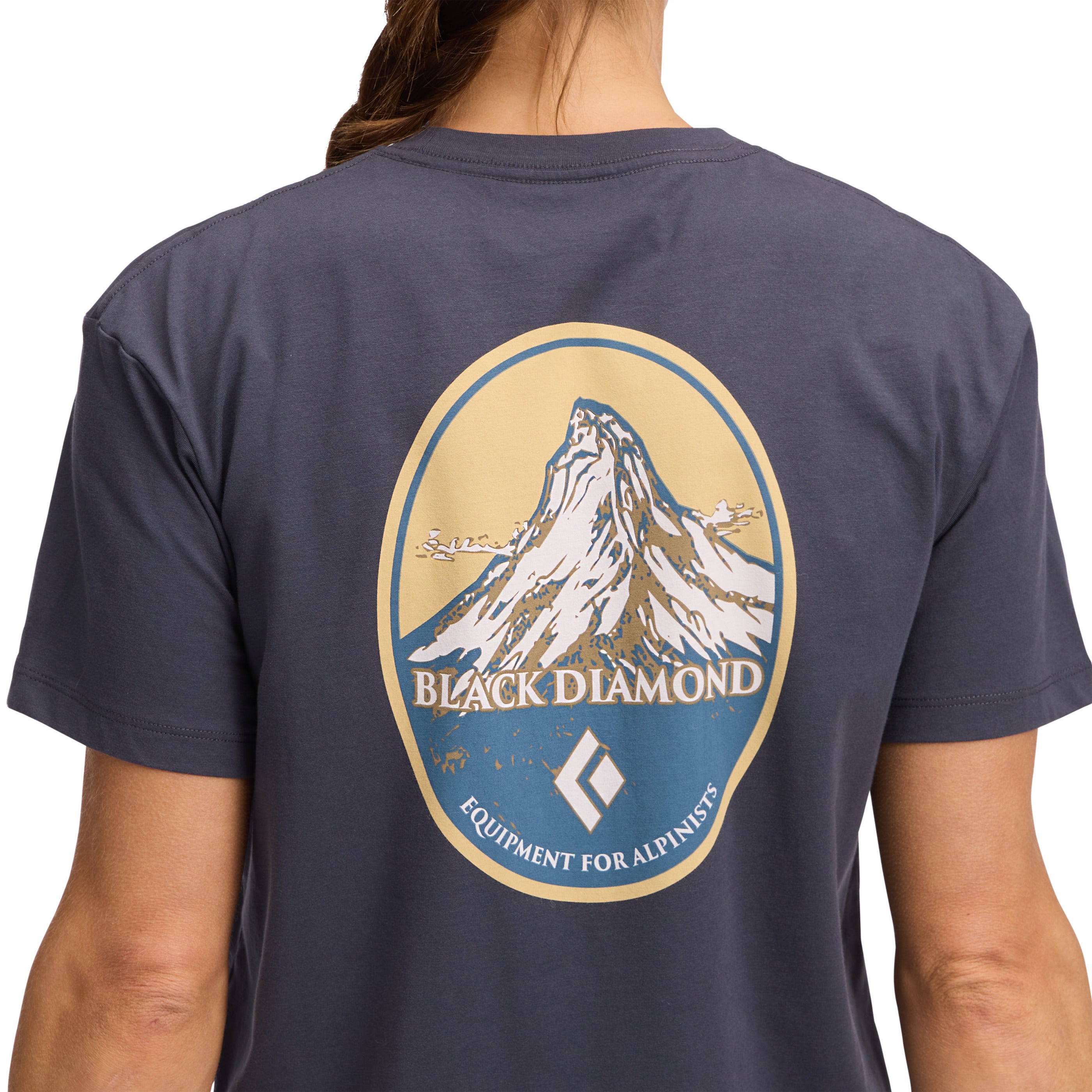 black-diamond-heritage-badge-t-shirt-femme-manches-courtes image 7