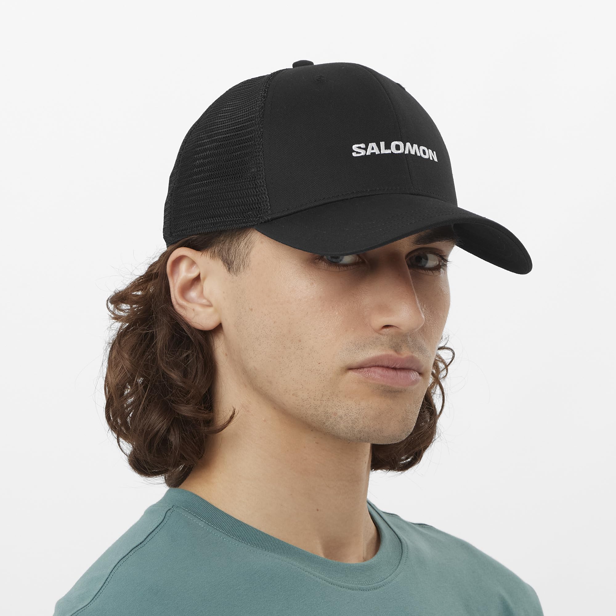 salomon-cap-trucker-casquette-mixte-visi-re-courb-e image 2
