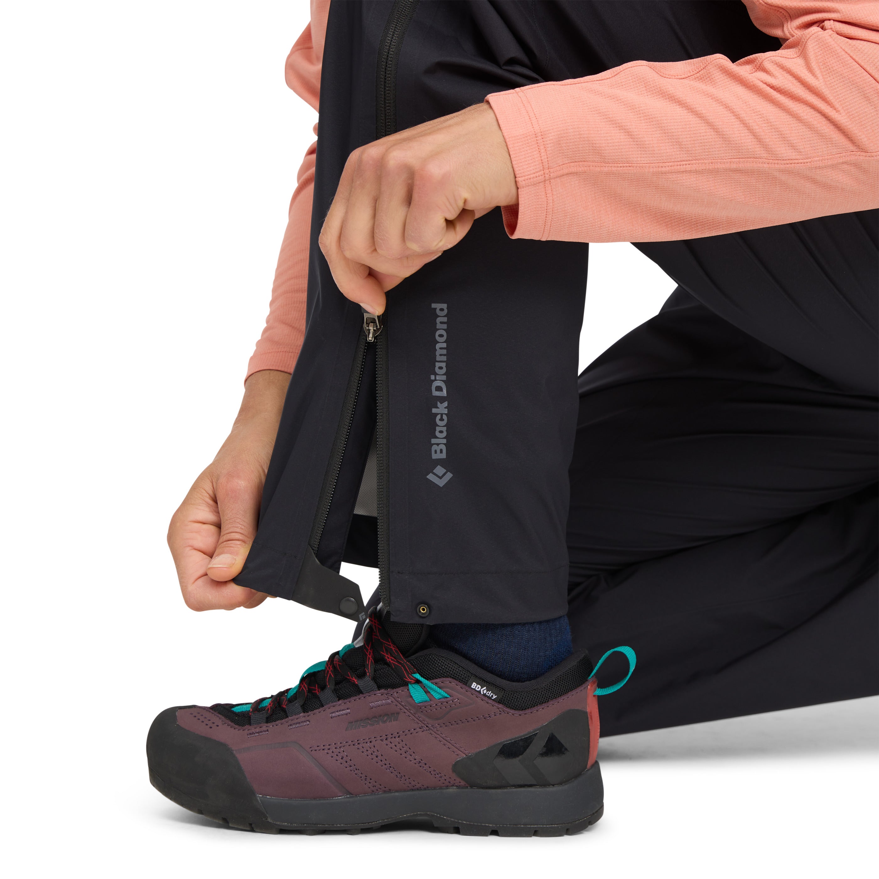 black-diamond-women-s-fineline-stretch-pantalon-imperm-able-full-zip-past-season image 7
