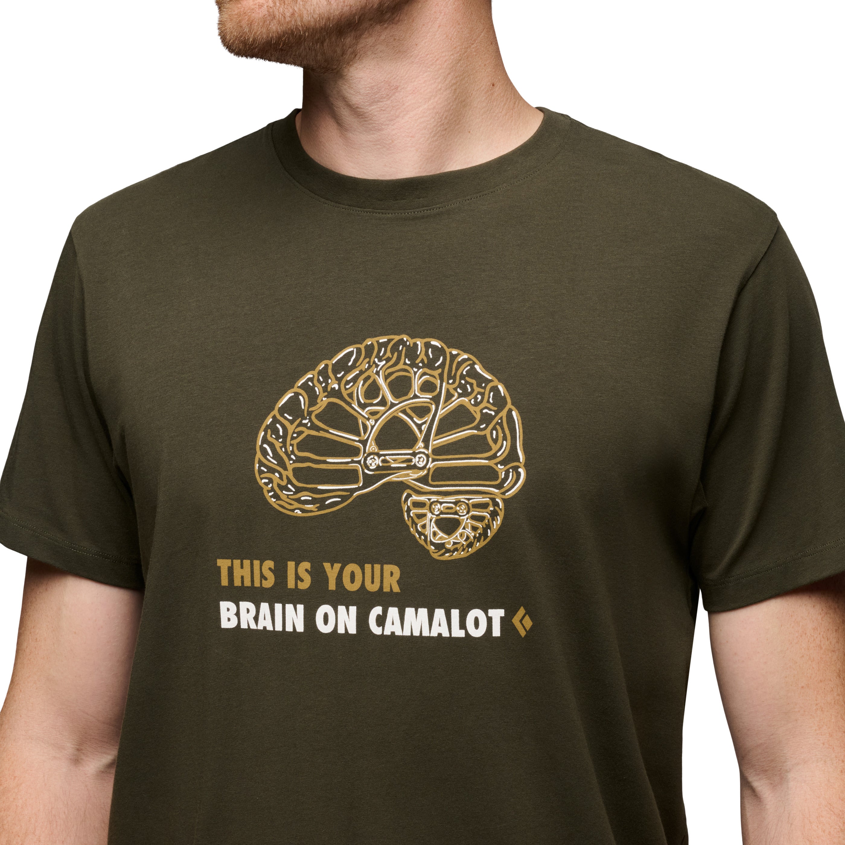black-diamond-men-s-brain-on-camalot-tee-t-shirt-escalade-manches-courtes image 8