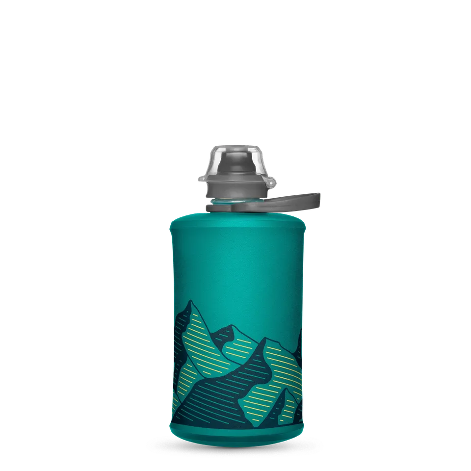 hydrapak-stow-350ml-gourde-souple-pliable-glacier-blue image 1