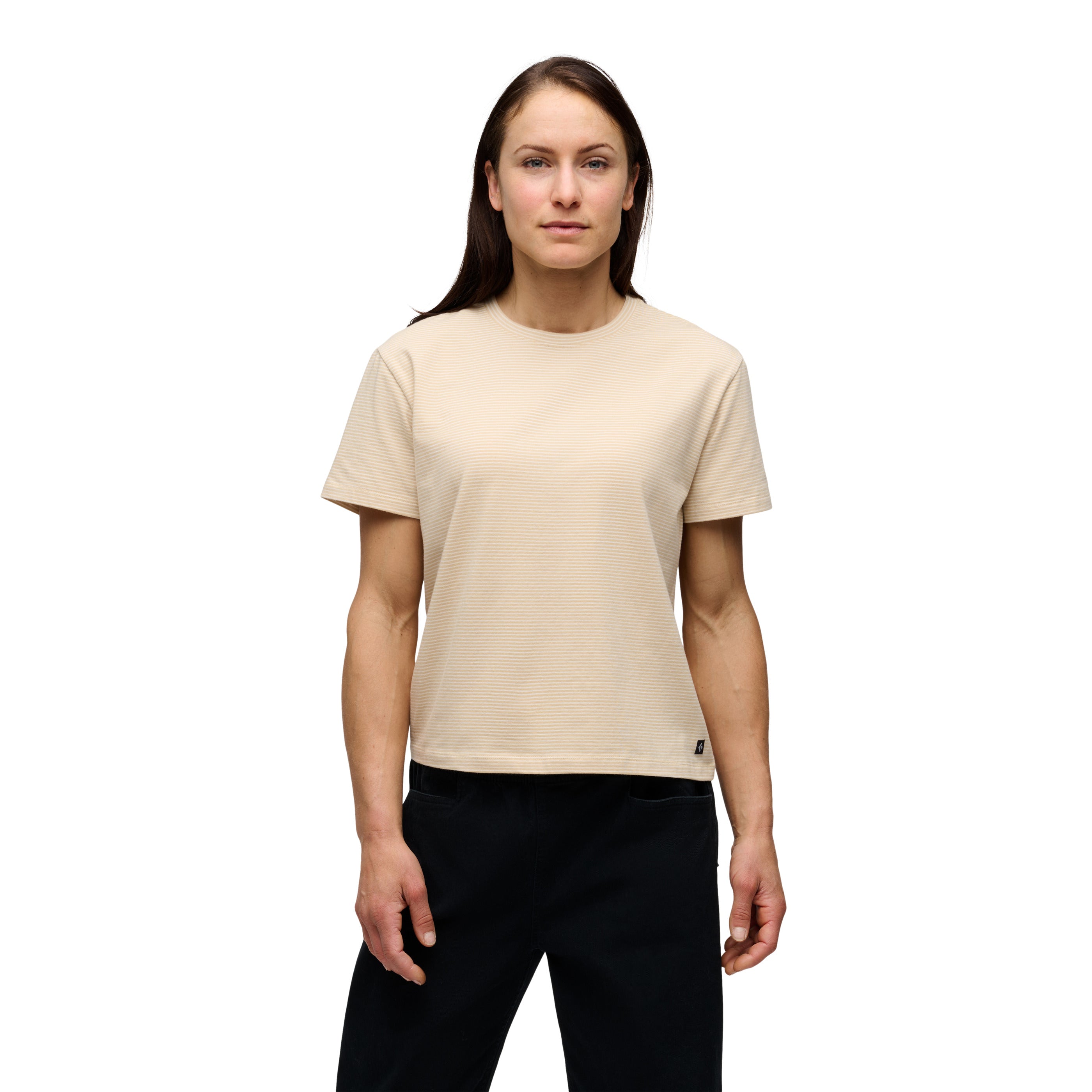 black-diamond-women-s-bd-stripe-short-sleeve-tee-t-shirt-femme-manches-courtes image 7