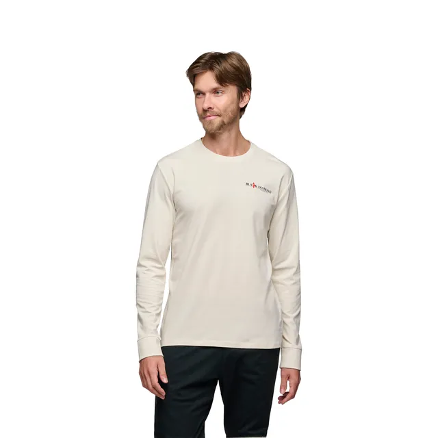 black-diamond-men-s-heritage-wordmark-long-sleeve-tee-2nds-t-shirt-manches-longu image 1
