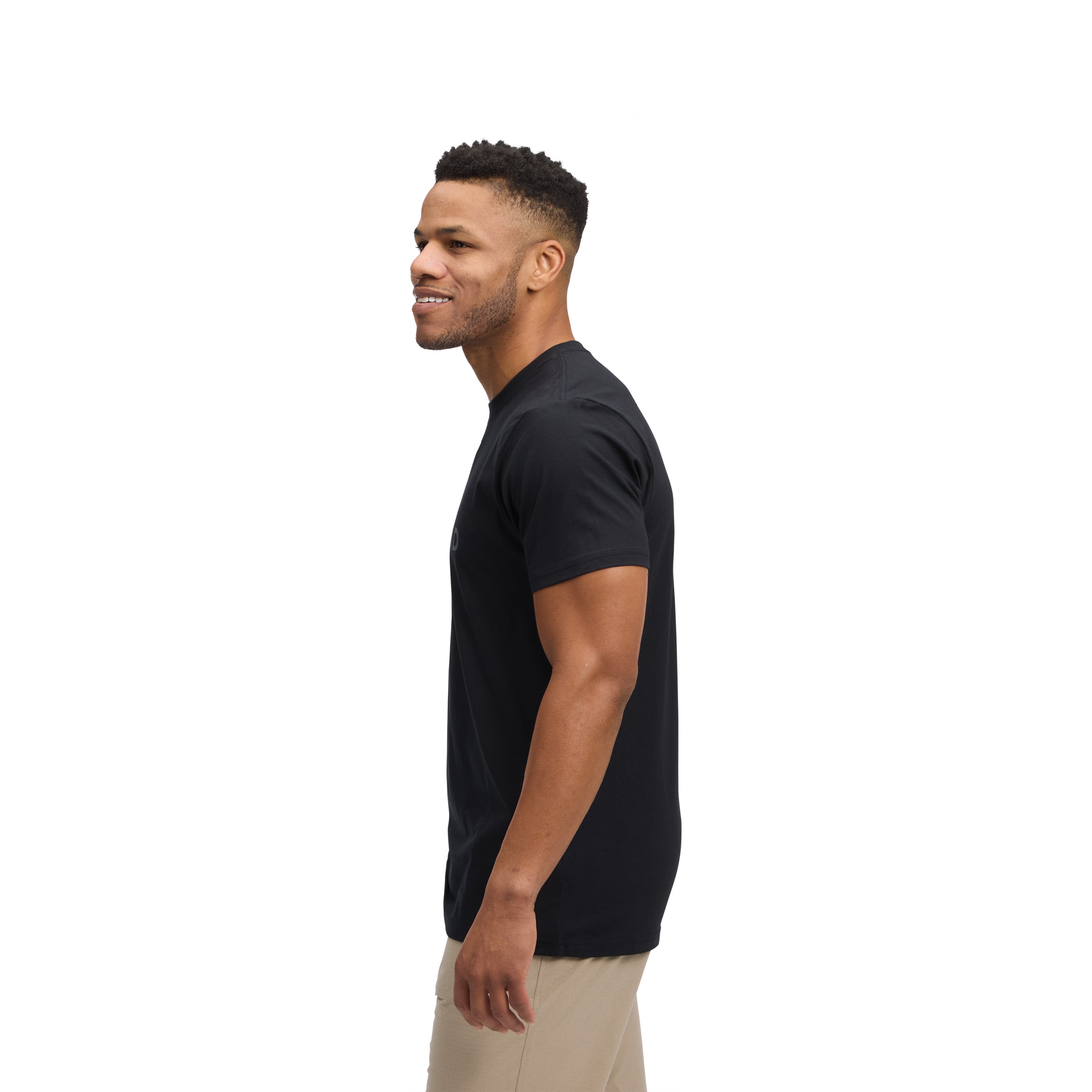 black-diamond-men-s-mini-stacked-short-sleeve-tee-t-shirt-homme-coton-bio image 3