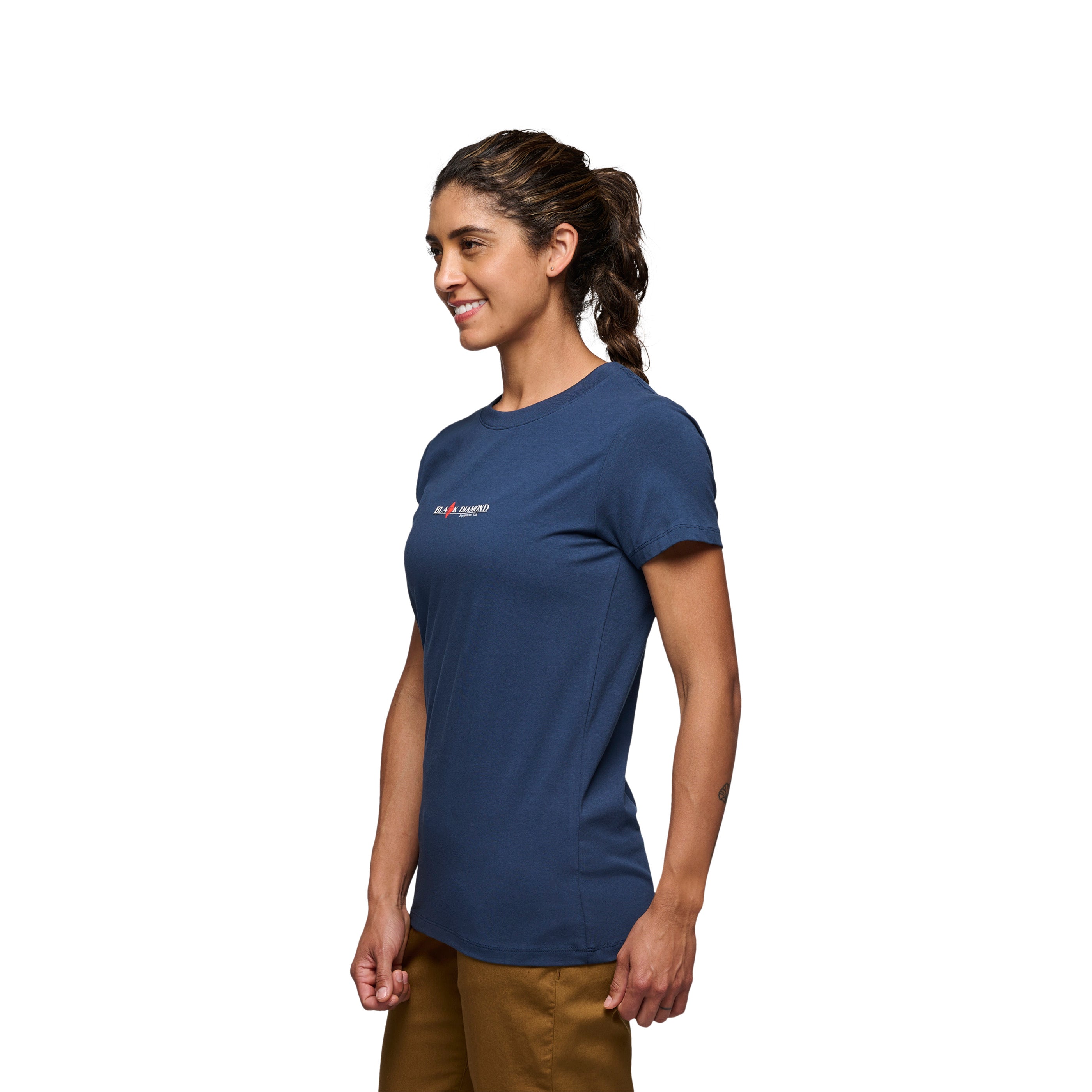 black-diamond-women-s-heritage-wordmark-tee-2nds-t-shirt-coton-bio-femme image 6