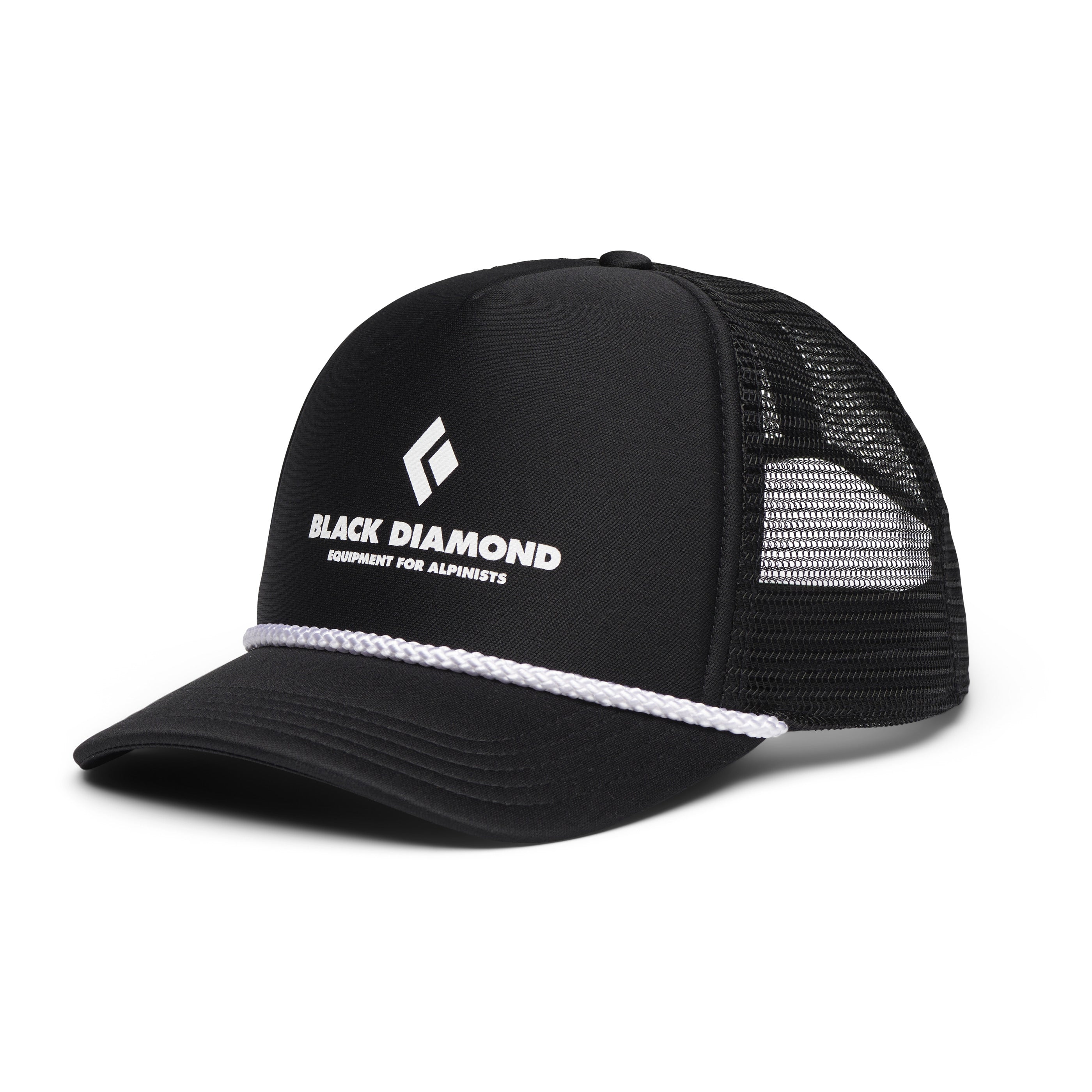 black-diamond-flat-bill-trucker-hat-casquette-trucker-visi-re-plate image 7