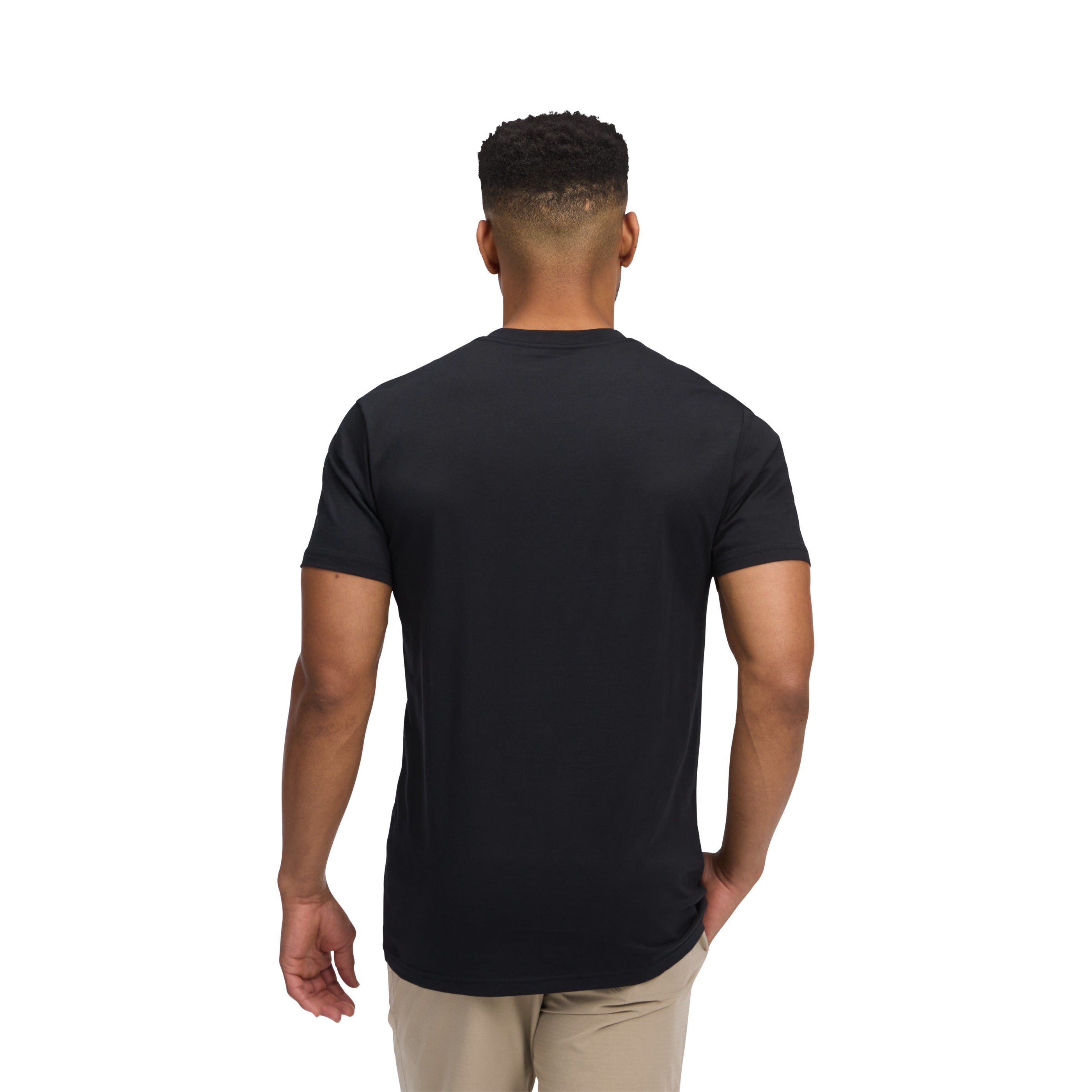 black-diamond-men-s-mini-stacked-short-sleeve-tee-t-shirt-homme-coton-bio image 4