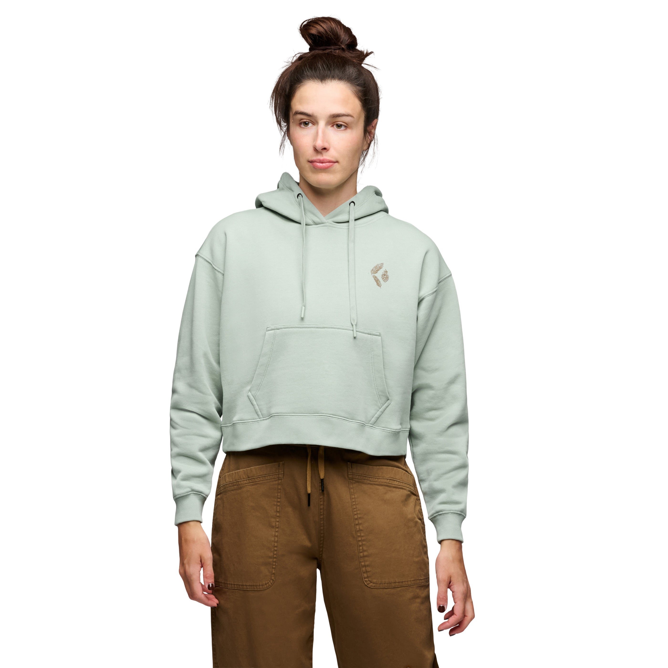black-diamond-pine-diamond-po-cropped-hoody-femme image 5