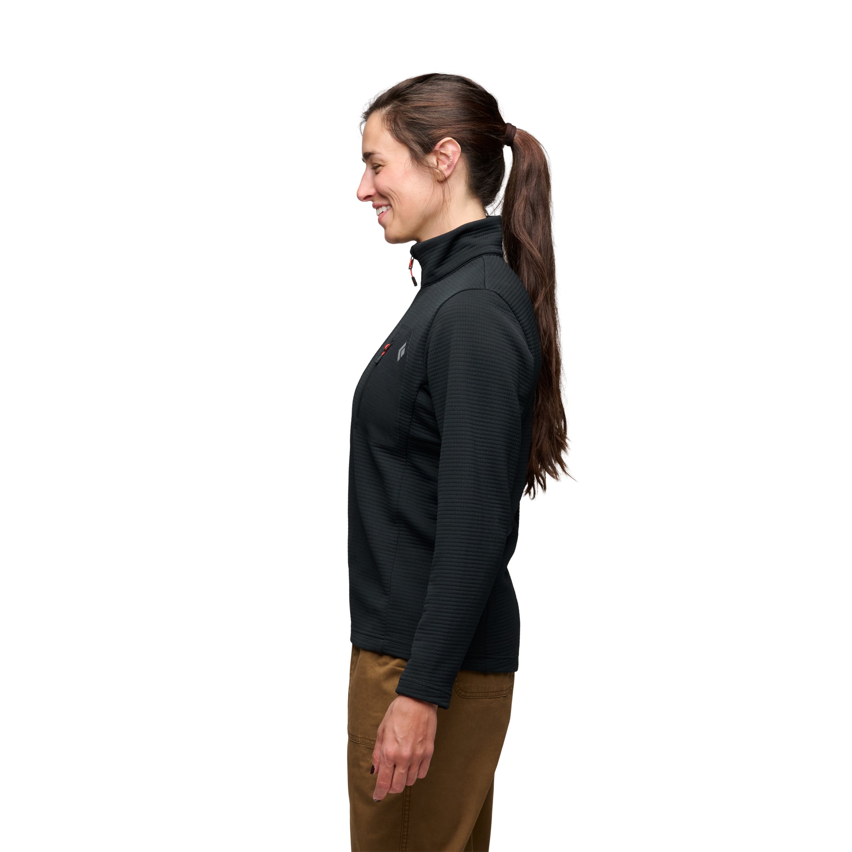 black-diamond-diverge-veste-polaire-half-zip-femme image 2