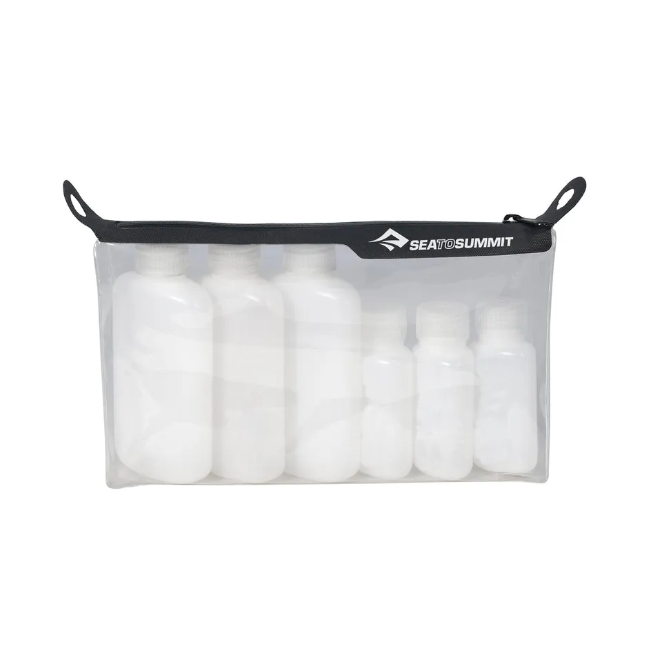 sea-to-summit-travelling-light-pochette-transparente-tpu-avec-flacons image 1