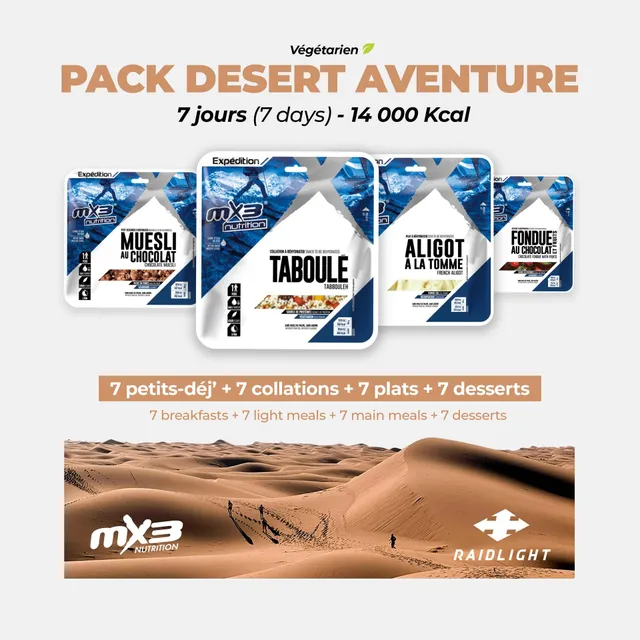 raidlight-mx3-pack-d-sert-v-g-tarien-7-jours-14000-kcal-lyophilis image 1