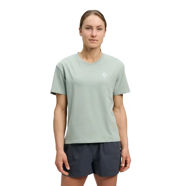 black-diamond-heritage-badge-t-shirt-femme-manches-courtes image 1
