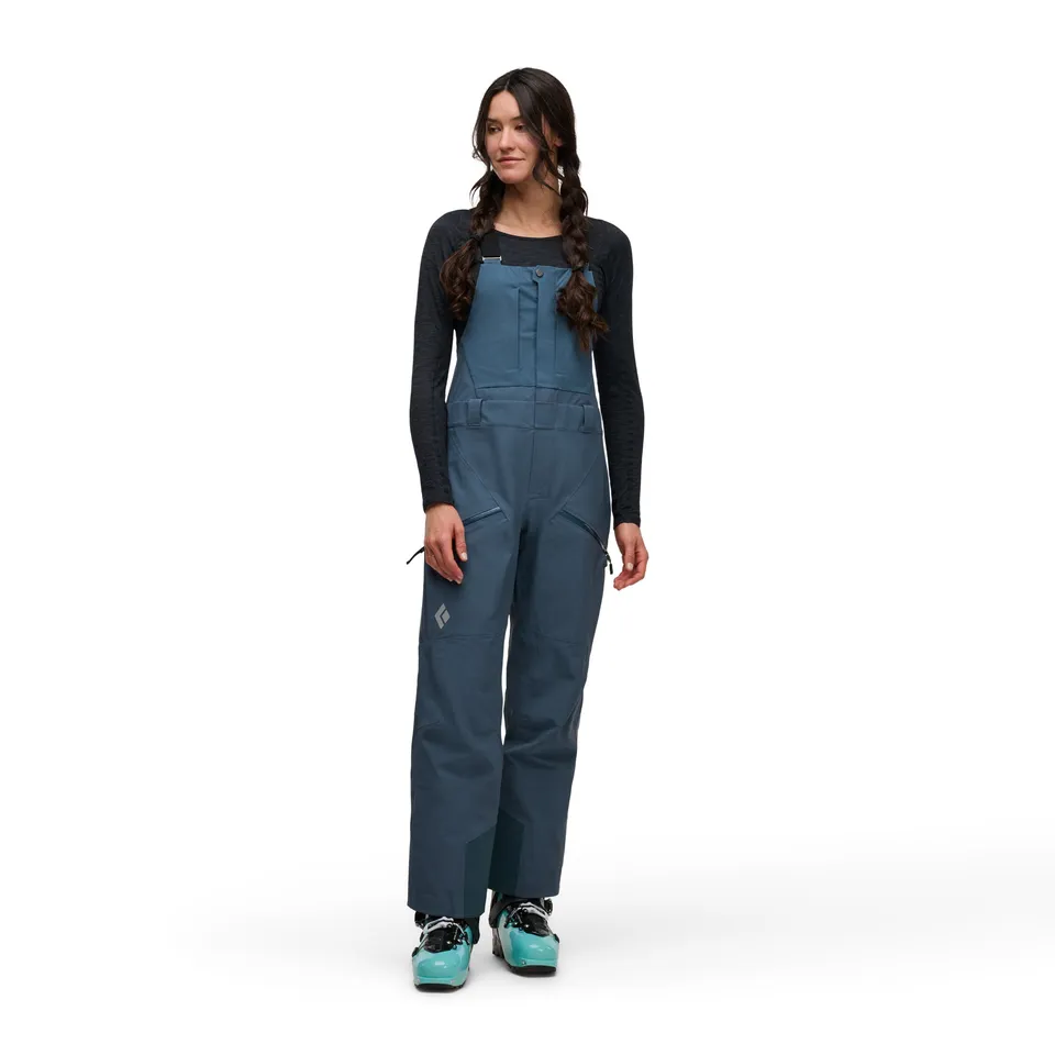 black-diamond-women-s-recon-stretch-bibs-salopette-ski-backcountry-imperm-able image 1