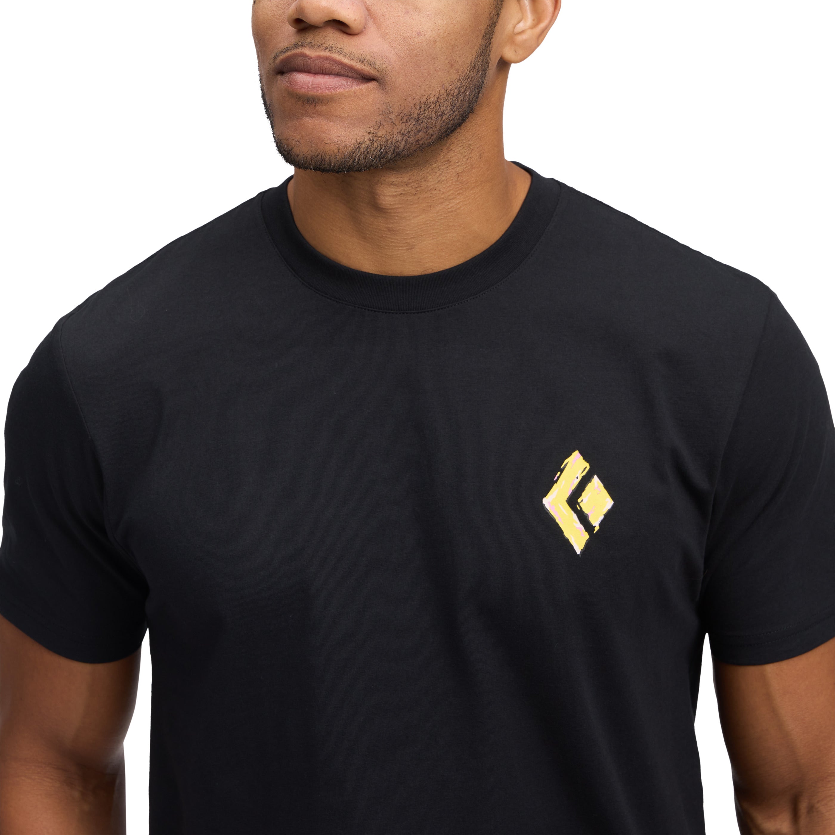 black-diamond-men-s-shredded-t-shirt-manches-courtes-homme image 4