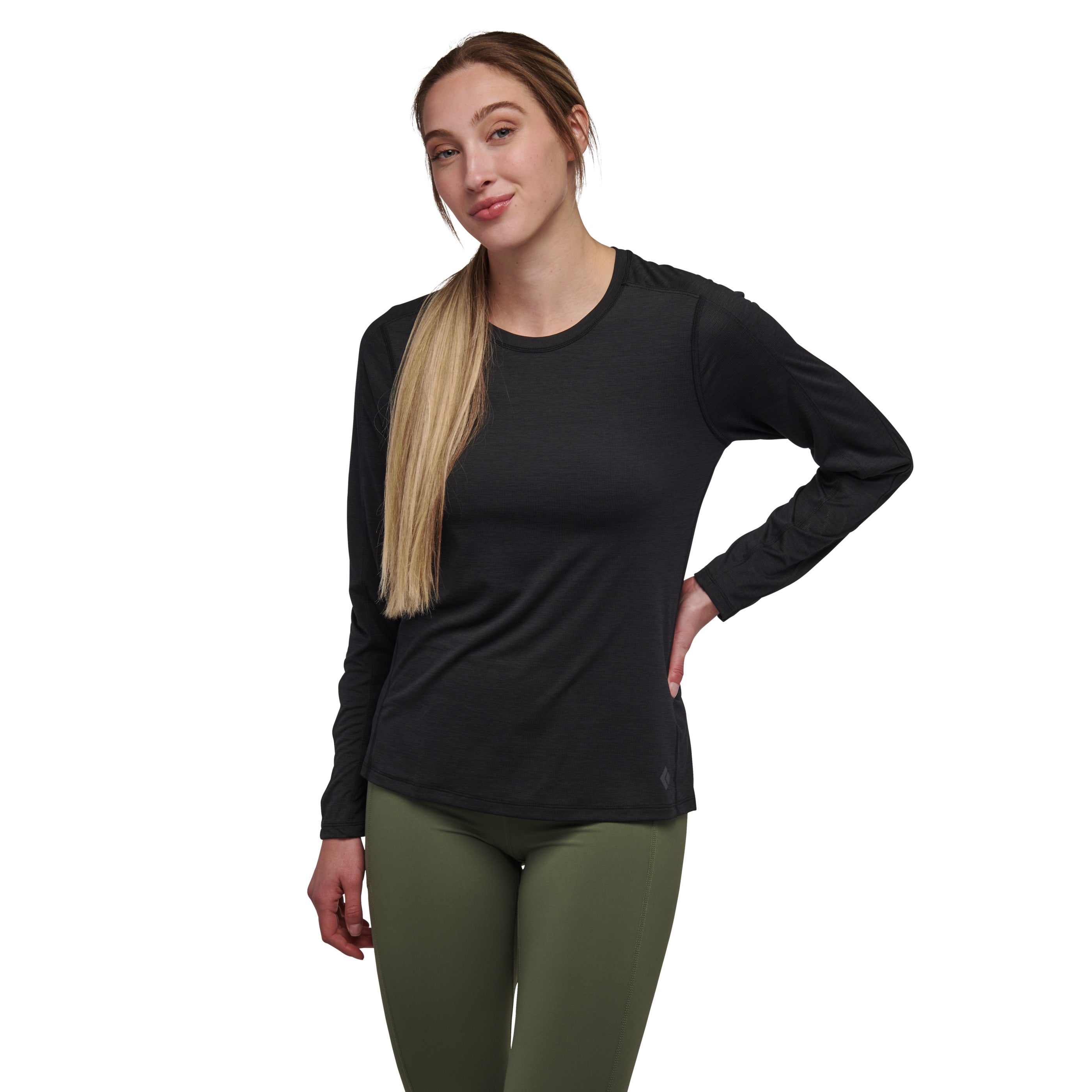 black-diamond-women-s-lightwire-long-sleeve-tech-tee-t-shirt-manches-longues-fem image 2