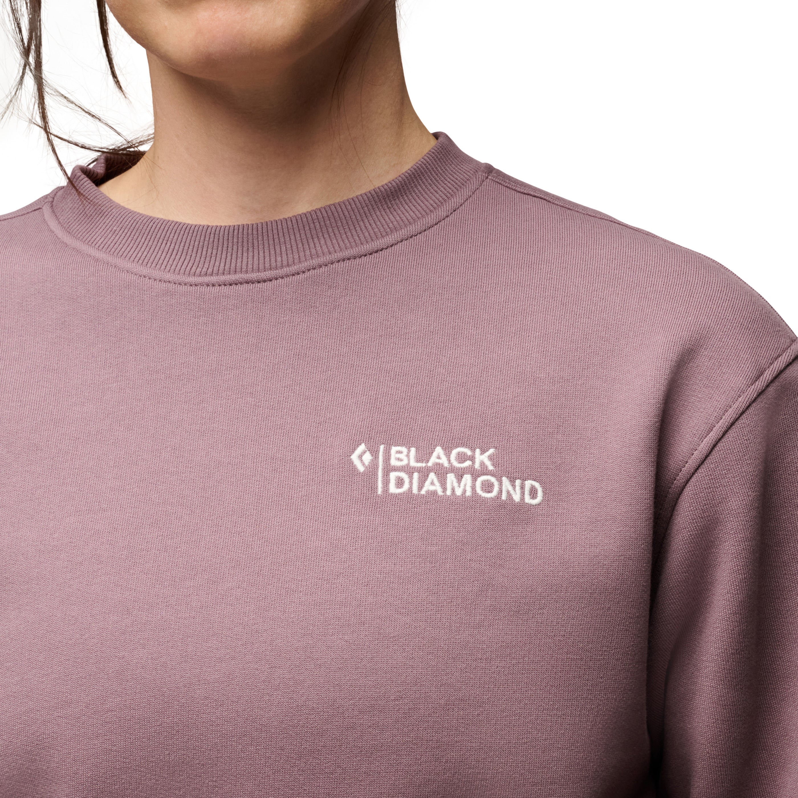 black-diamond-mini-stacked-sweat-crewneck-femme image 8