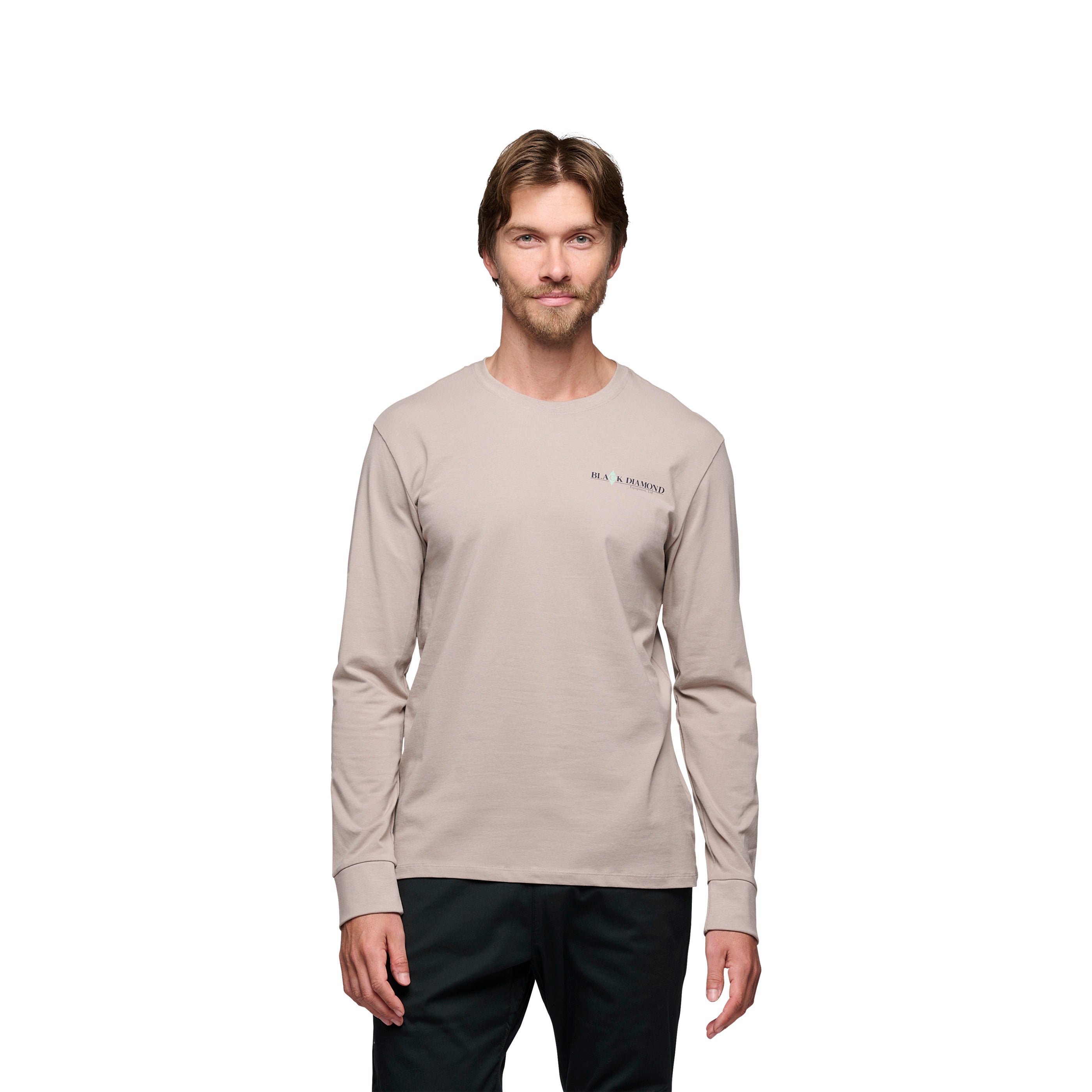 black-diamond-men-s-heritage-wordmark-long-sleeve-tee-2nds-t-shirt-manches-longu image 7
