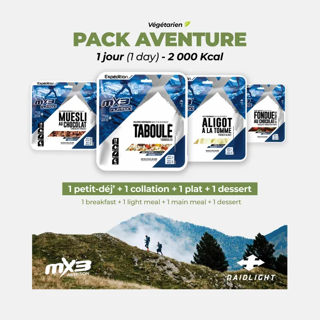 raidlight-pack-24-heures-aventure-v-g-tarien-2000-kcal-mx3-pack-nutrition-lyophi image 1