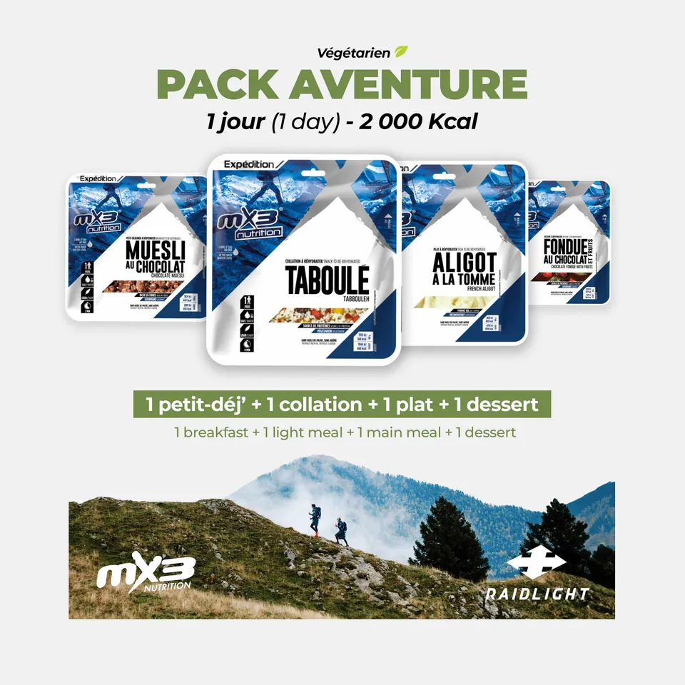 raidlight-pack-24-heures-aventure-v-g-tarien-2000-kcal-mx3-pack-nutrition-lyophi image 1