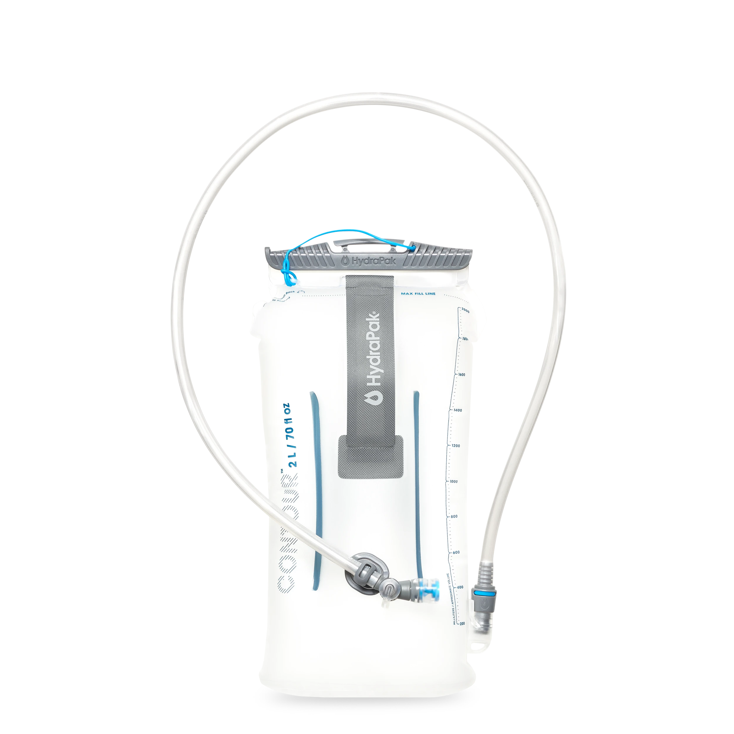 hydrapak-contour-2l-poche-eau-rando-profil-bas image 1