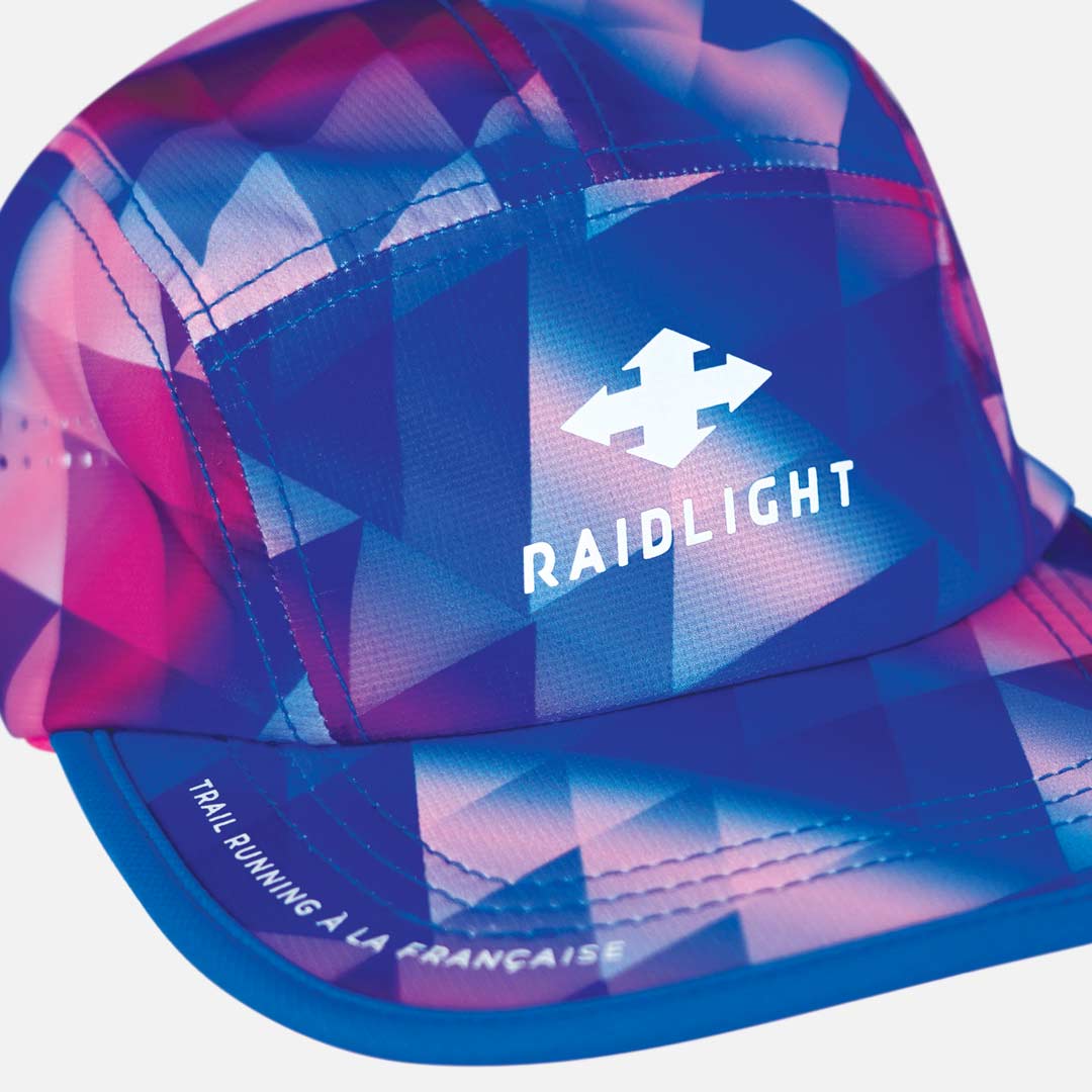 raidlight-family-cap-casquette-trail-mixte-rose-bleu image 8