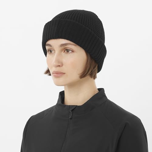 salomon-docker-beanie-bonnet-running-trail-unisexe-noir image 5