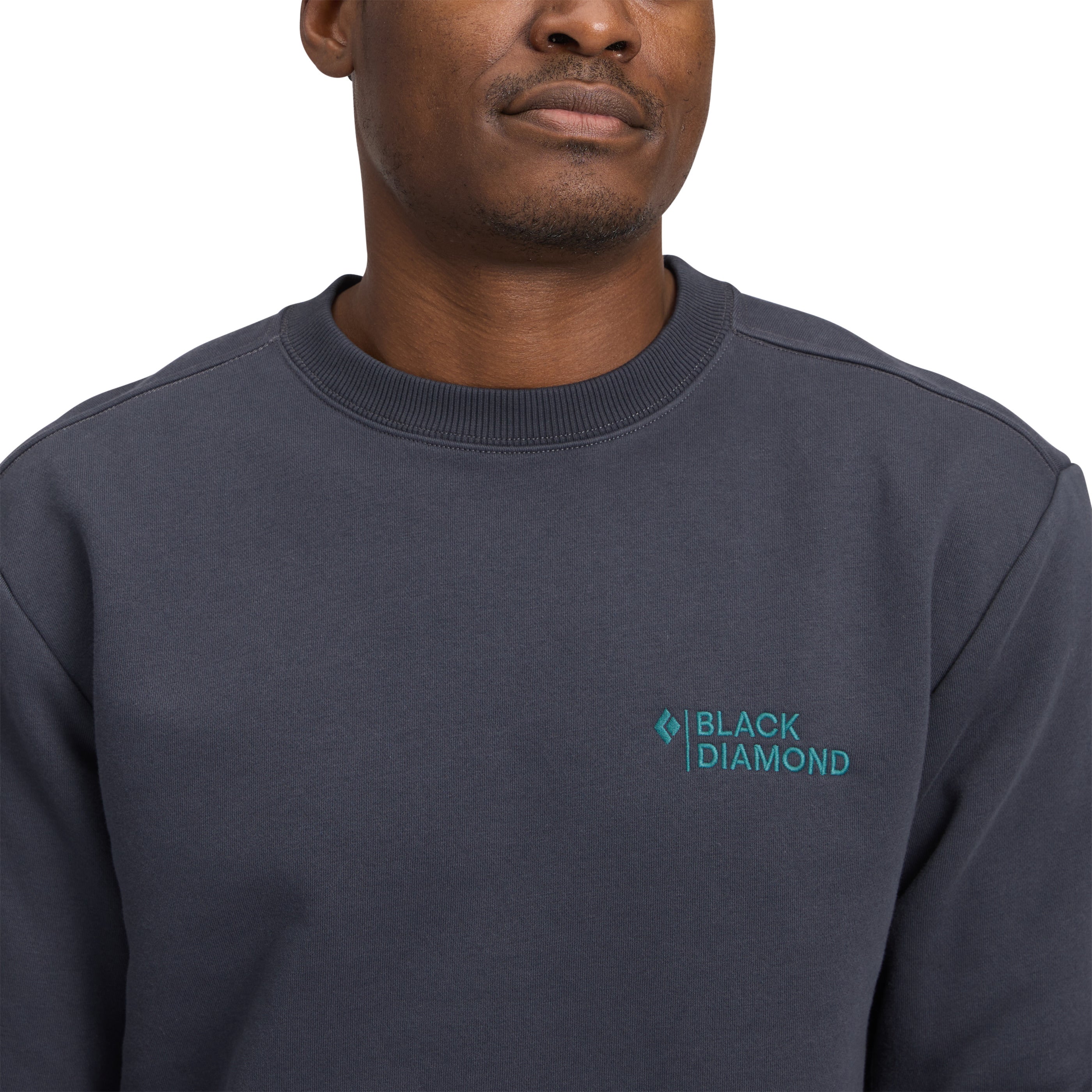black-diamond-men-s-mini-stacked-crewneck-sweat-col-rond-homme image 3