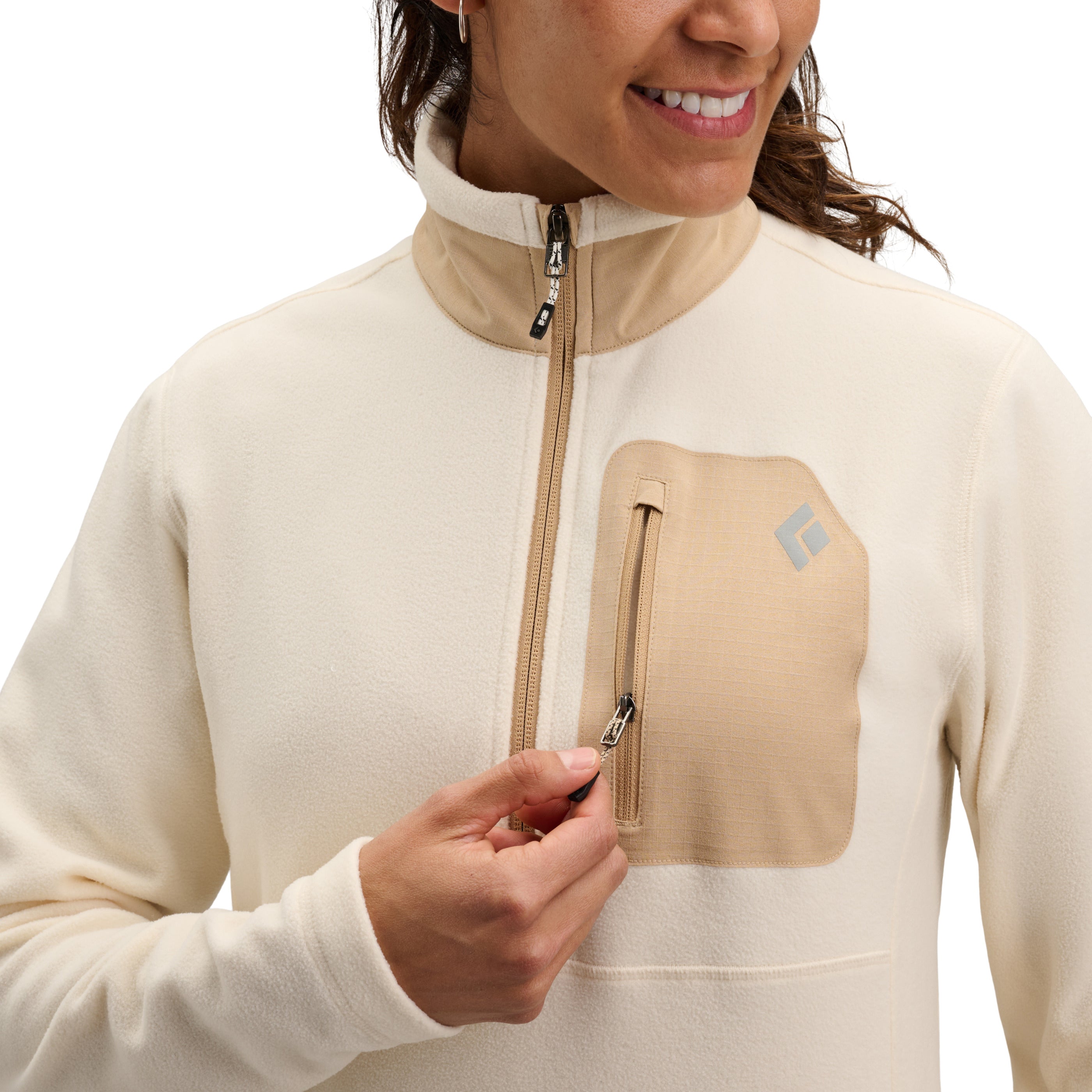 black-diamond-rift-half-zip-veste-polaire-femme image 8