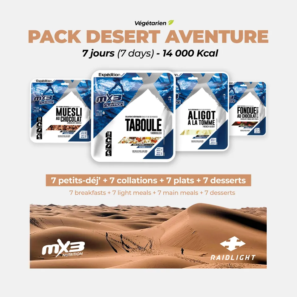 raidlight-pack-7-jours-d-sert-v-g-tarien-14-000-kcal-mx3 image 1