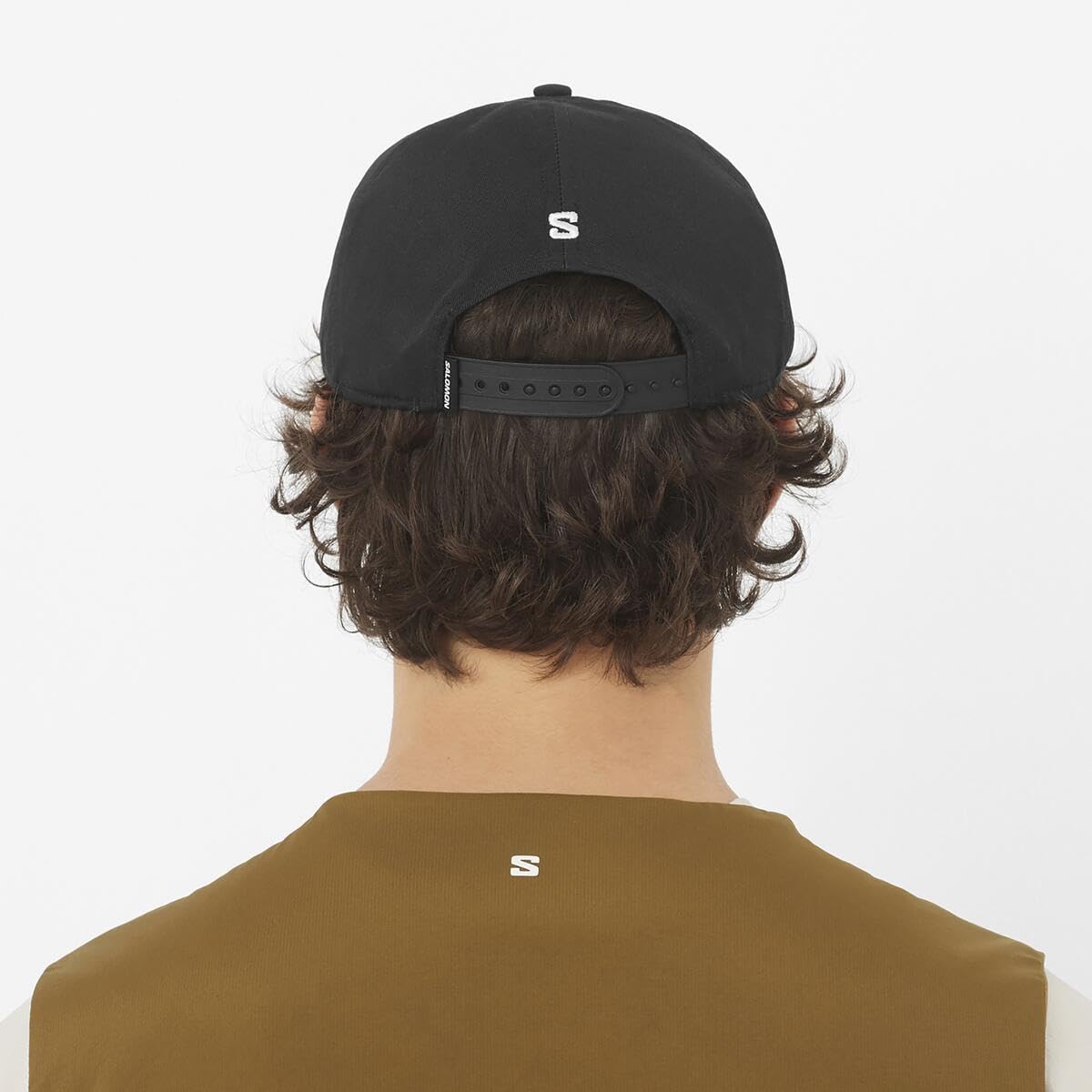 salomon-logo-flat-cap-casquette-plate-coton-homme-femme image 3