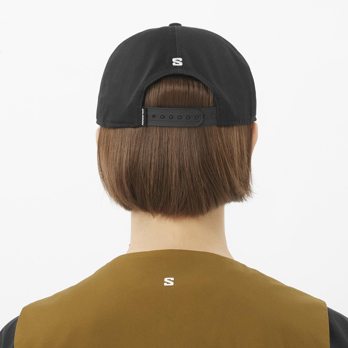 salomon-logo-flat-cap-casquette-plate-coton-homme-femme image 5