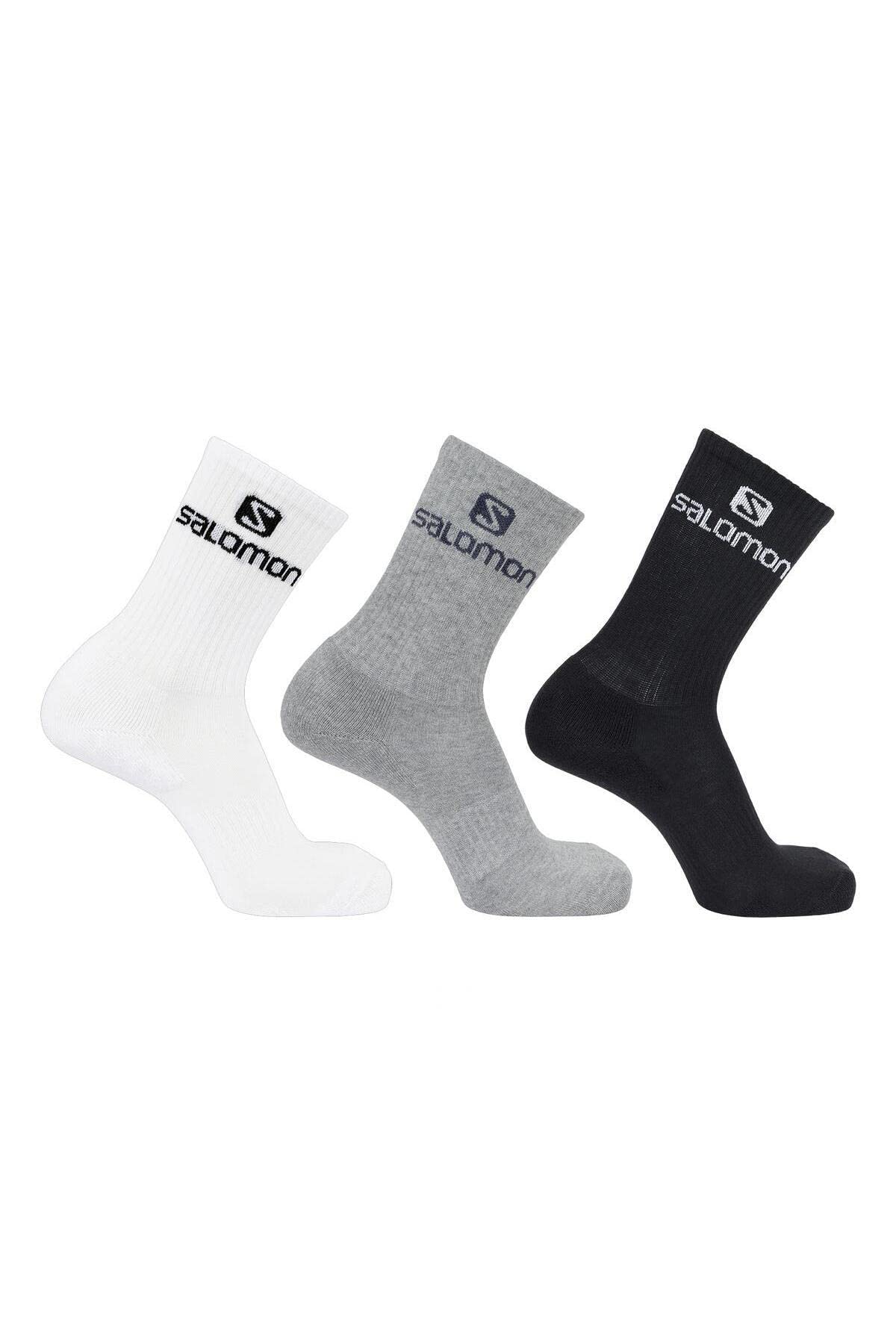 salomon-everyday-crew-lot-de-3-chaussettes-mi-mollet-coton image 8