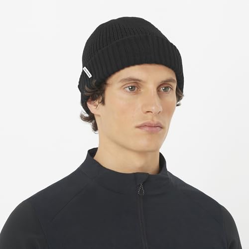 salomon-docker-beanie-bonnet-running-trail-unisexe-noir image 6