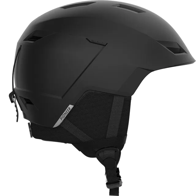 salomon-pioneer-lt-access-casque-de-ski-avec-visi-re-gris image 1