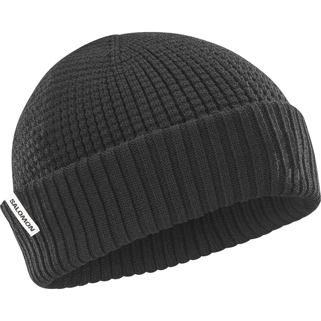 salomon-docker-beanie-bonnet-running-trail-unisexe-noir image 1