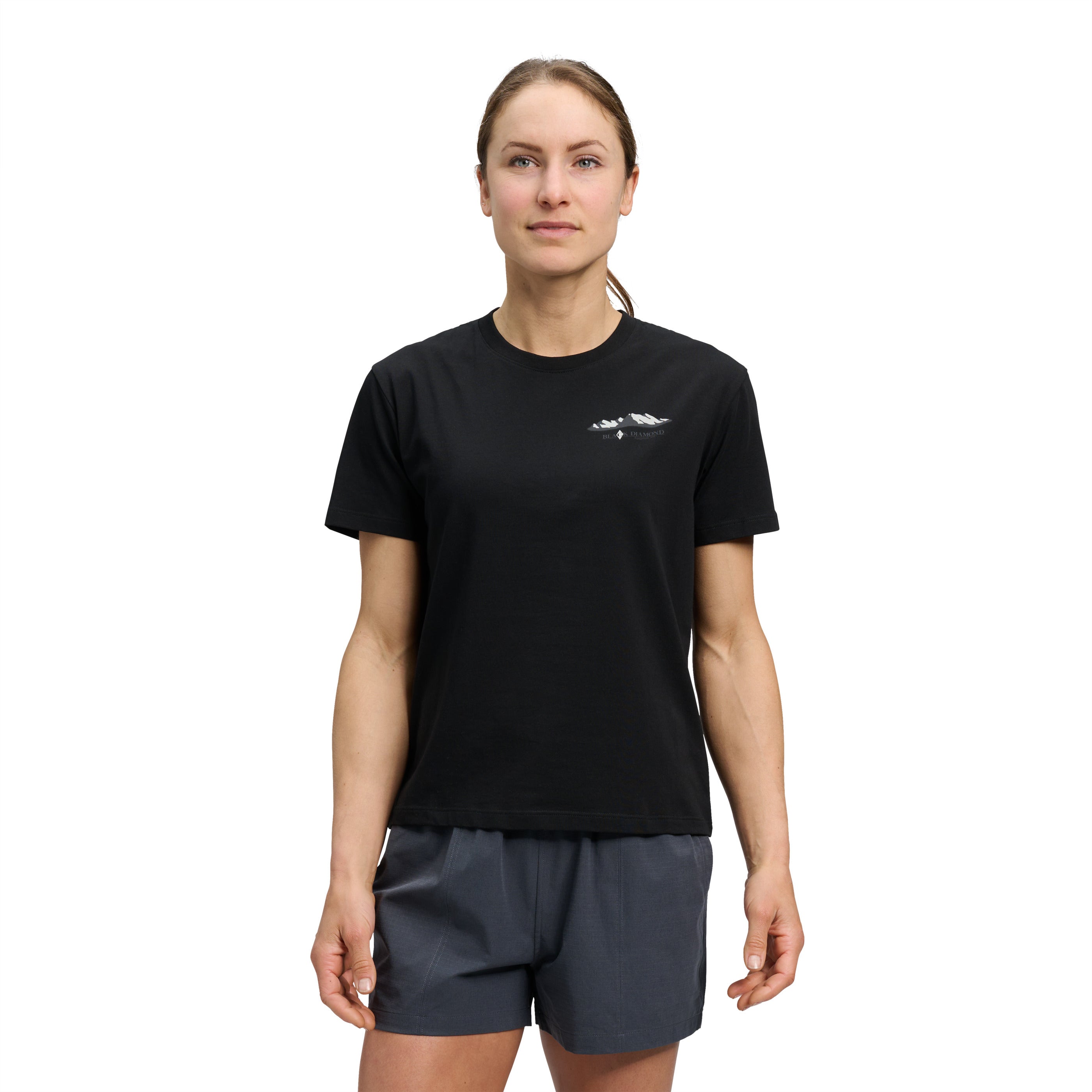 black-diamond-mountainscape-t-shirt-manches-courtes-femme image 3