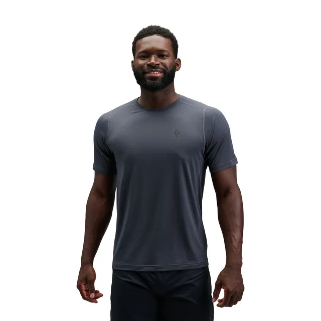 black-diamond-distance-tee-manches-courtes-homme-t-shirt-trail-respirant image 1