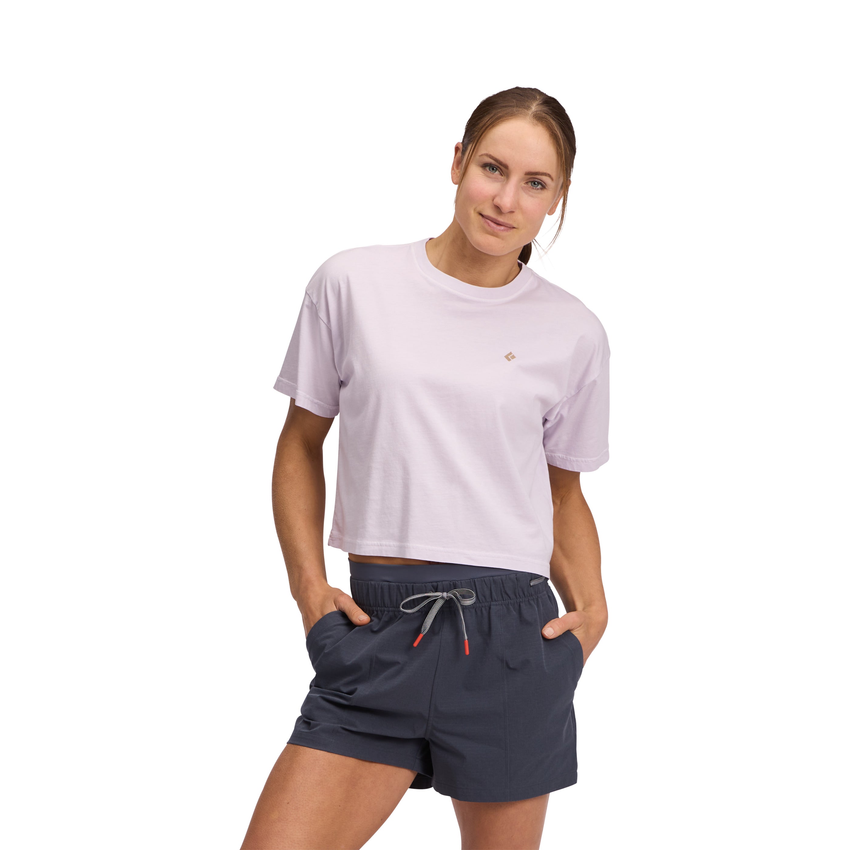black-diamond-diamond-crop-t-shirt-femme-coton-bio-manches-courtes image 7
