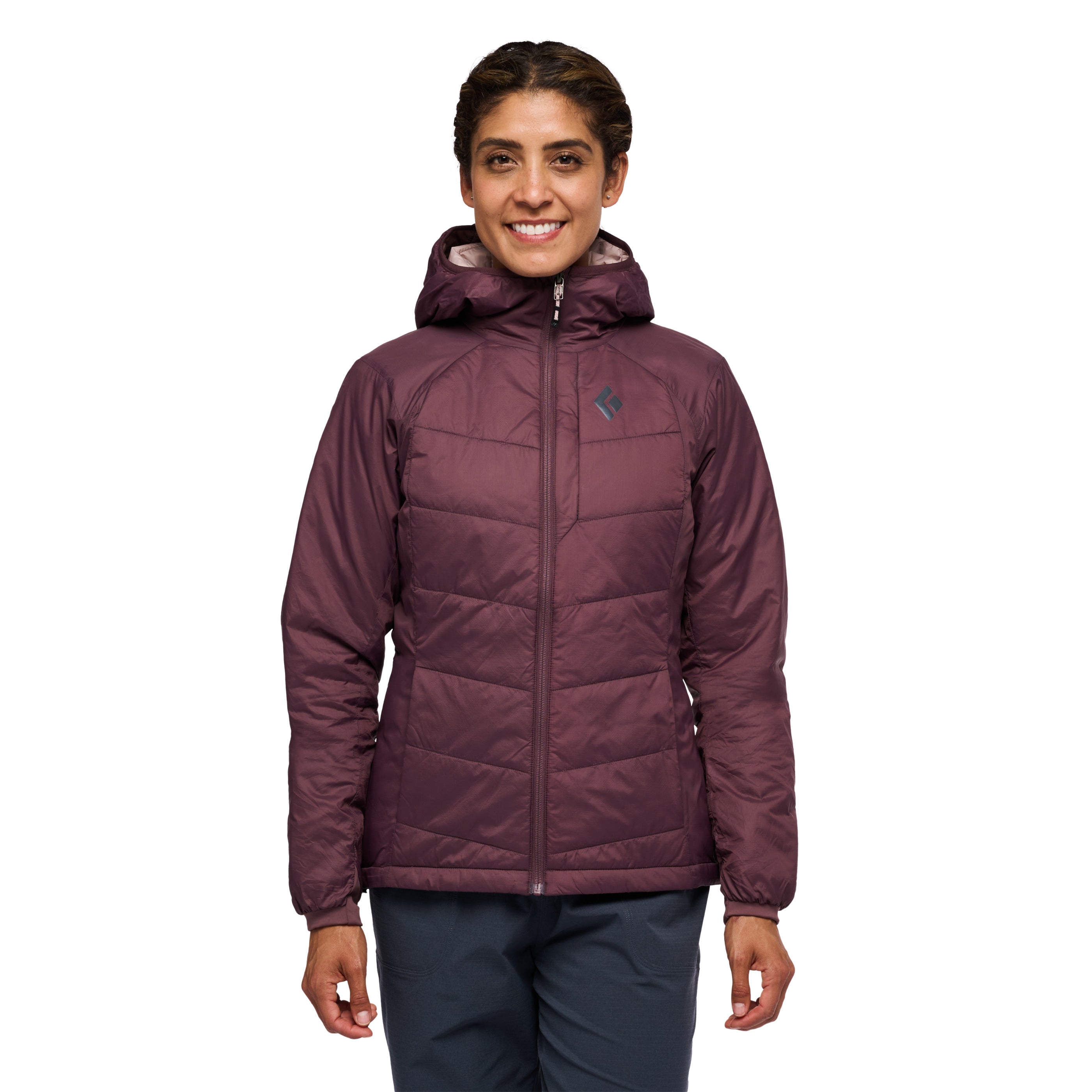 black-diamond-solution-2-0-hoody-femme-doudoune-coupe-vent image 2