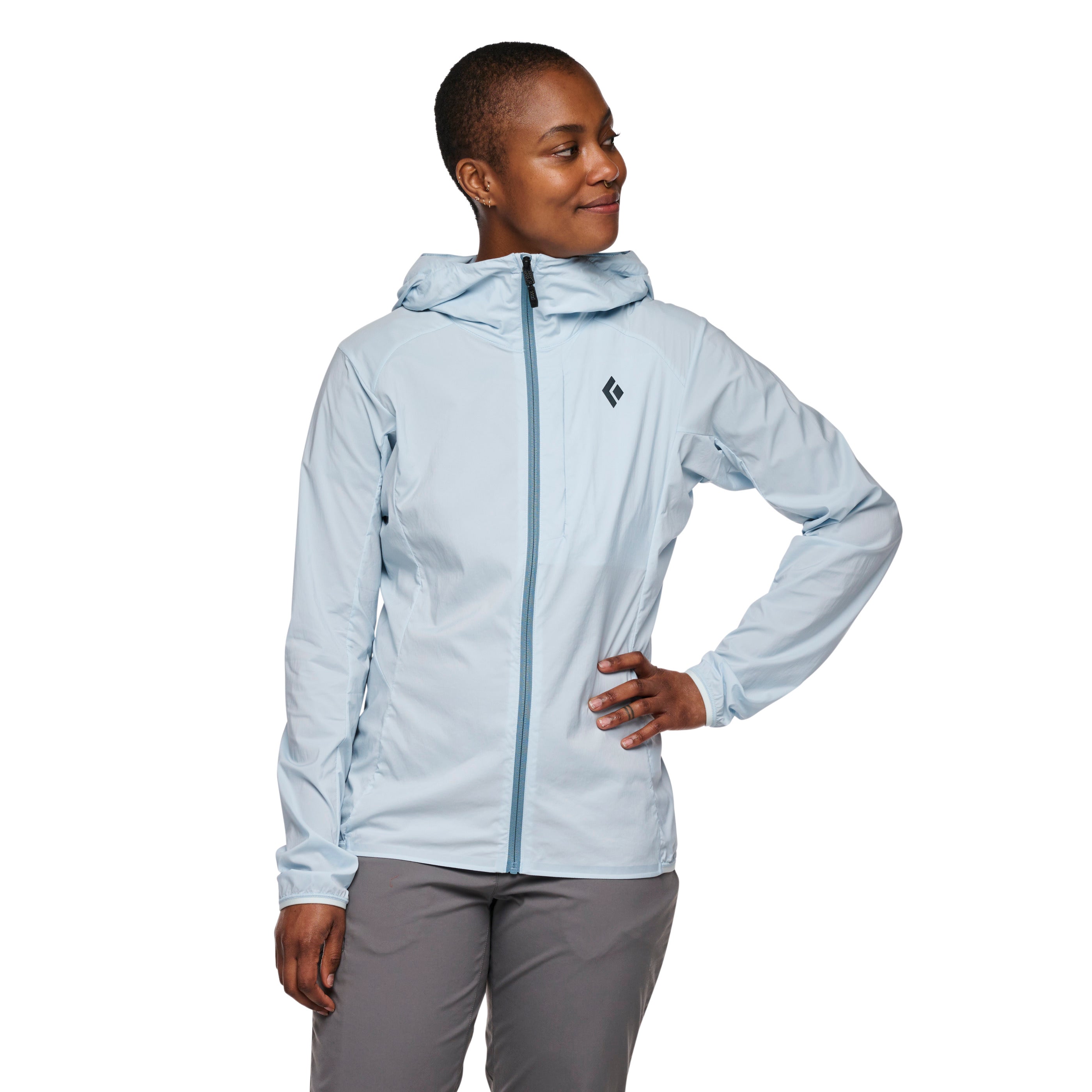 black-diamond-women-s-alpine-start-hoody-veste-softshell-femme-ultral-g-re image 2