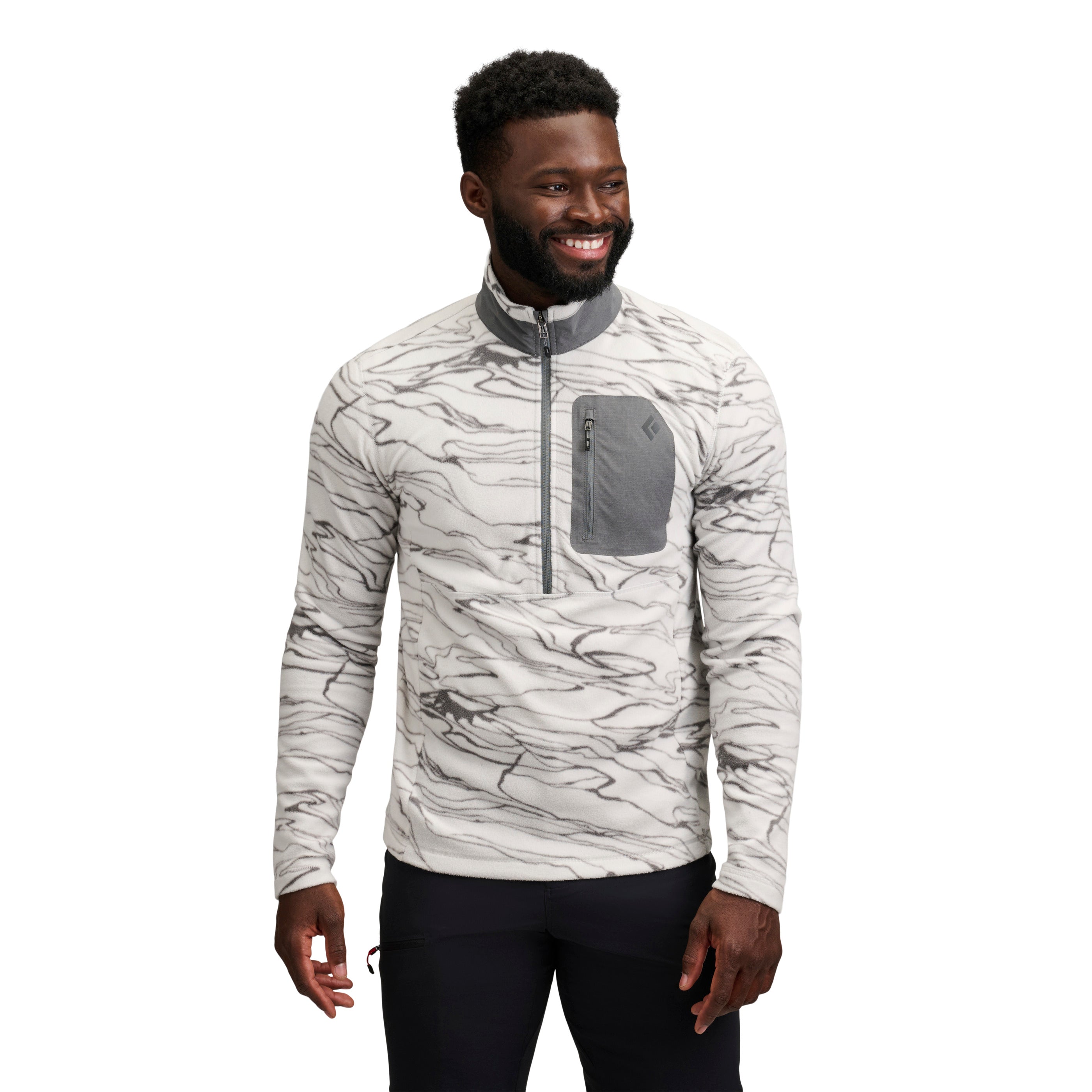 black-diamond-rift-half-zip-veste-polaire-homme image 4