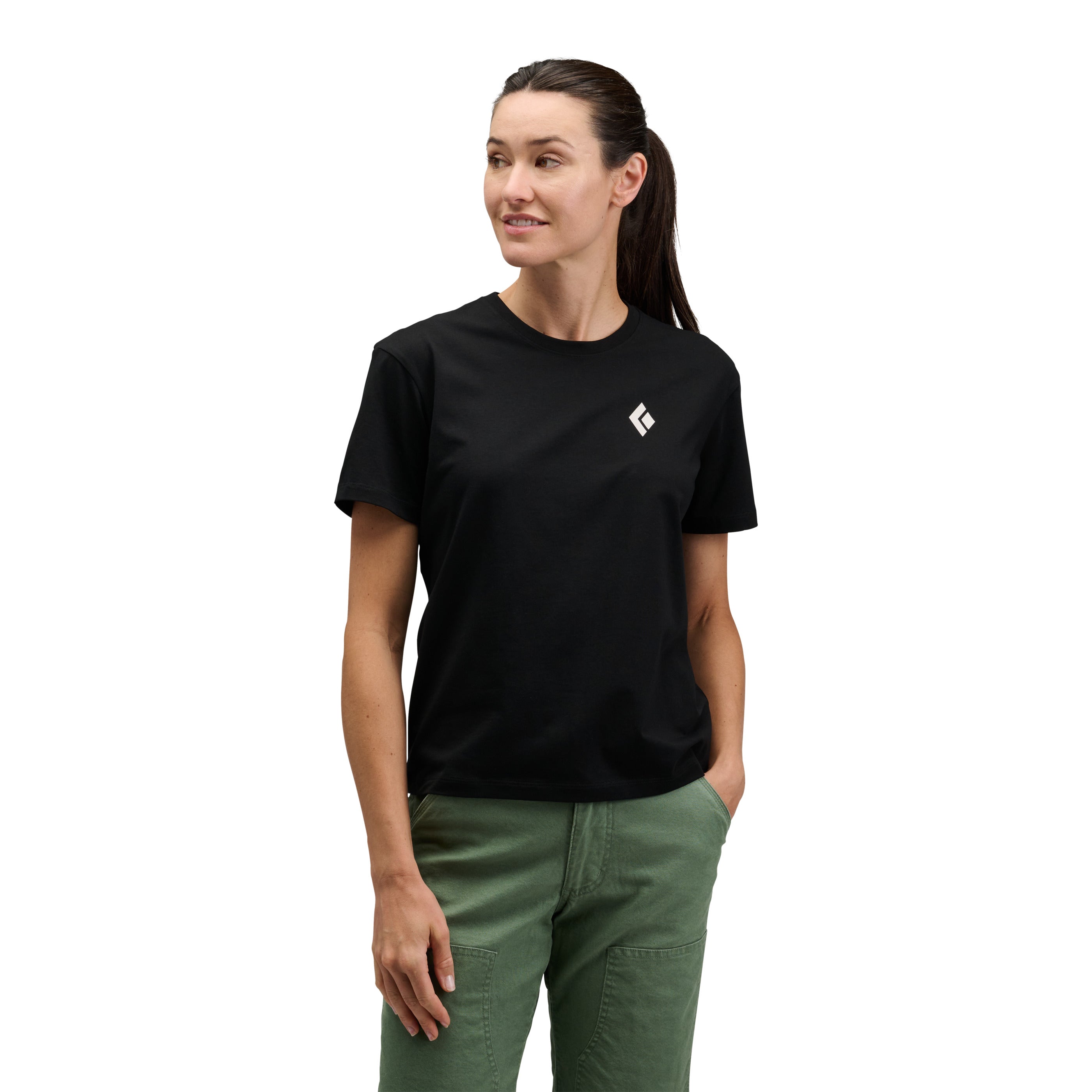 black-diamond-equipment-for-alpinists-tee-femme-t-shirt-manches-courtes image 3