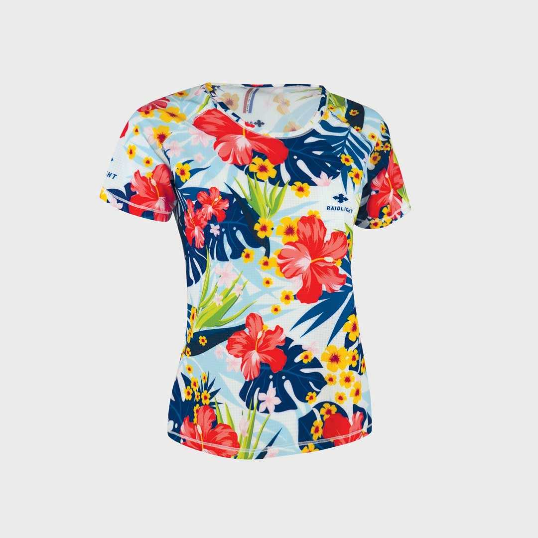 raidlight-ecodry-flower-maillot-trail-femme-respirant image 1
