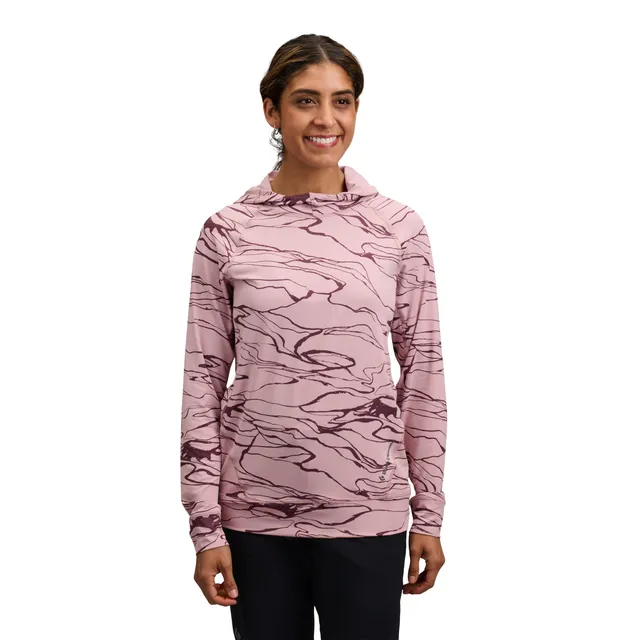 black-diamond-women-s-alpenglow-hoody-sweat-anti-uv-femme image 1