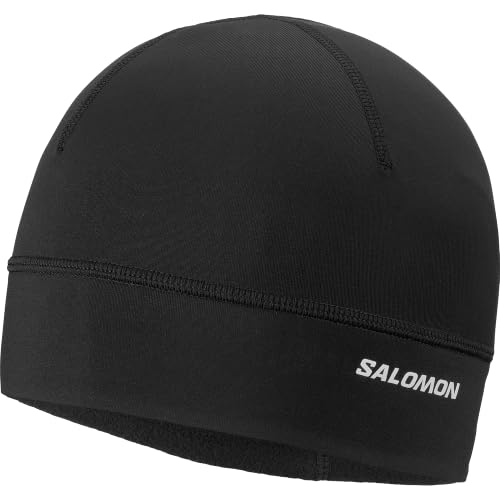 salomon-run-tech-beanie-bonnet-running-u-deep-black image 2