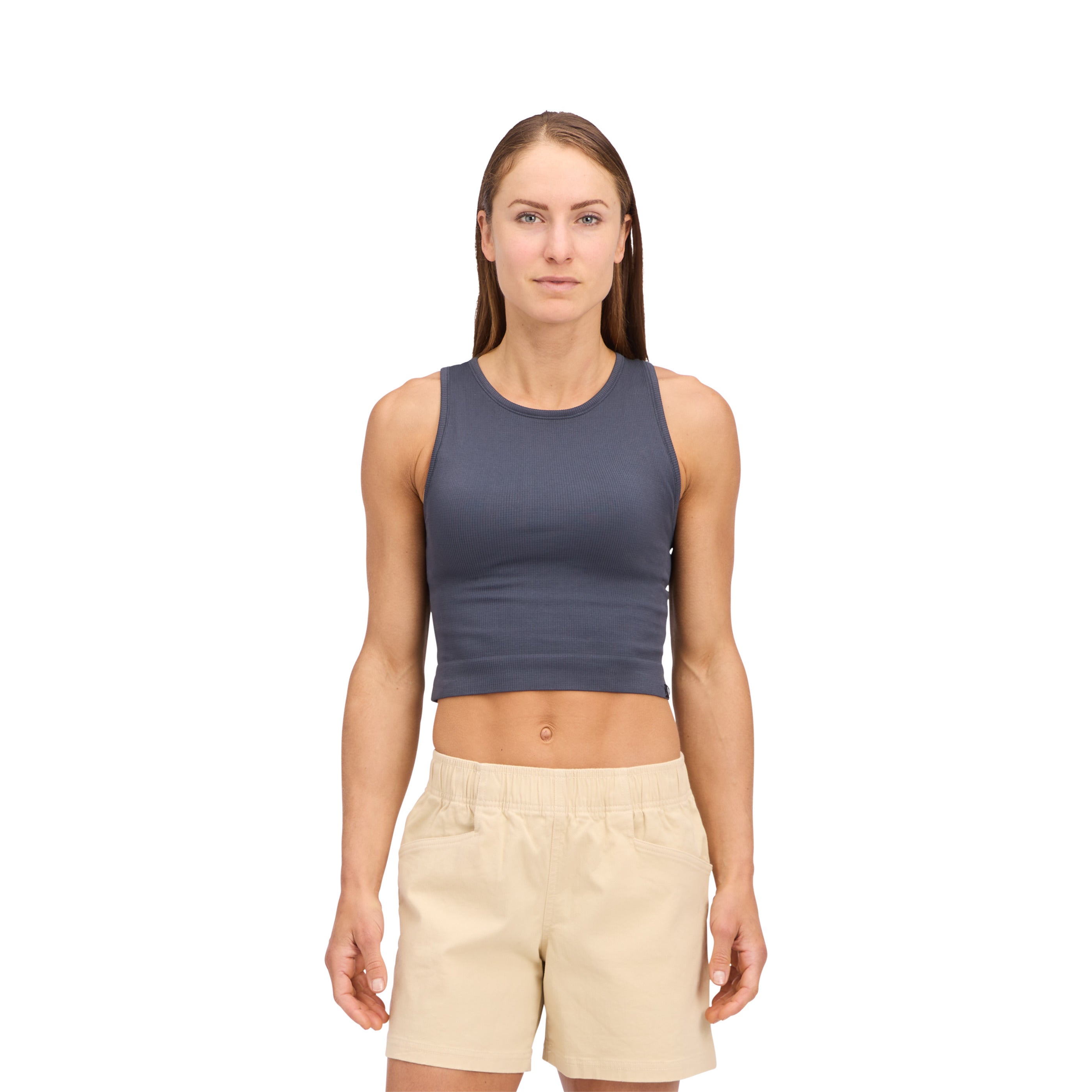 black-diamond-women-s-seamless-rib-tank-d-bardeur-crop-c-tel image 1