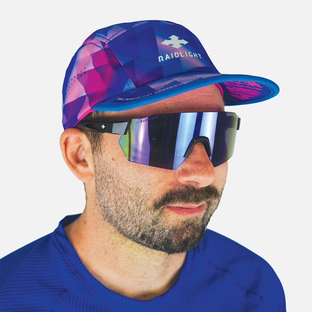 raidlight-family-cap-casquette-trail-mixte-rose-bleu image 2